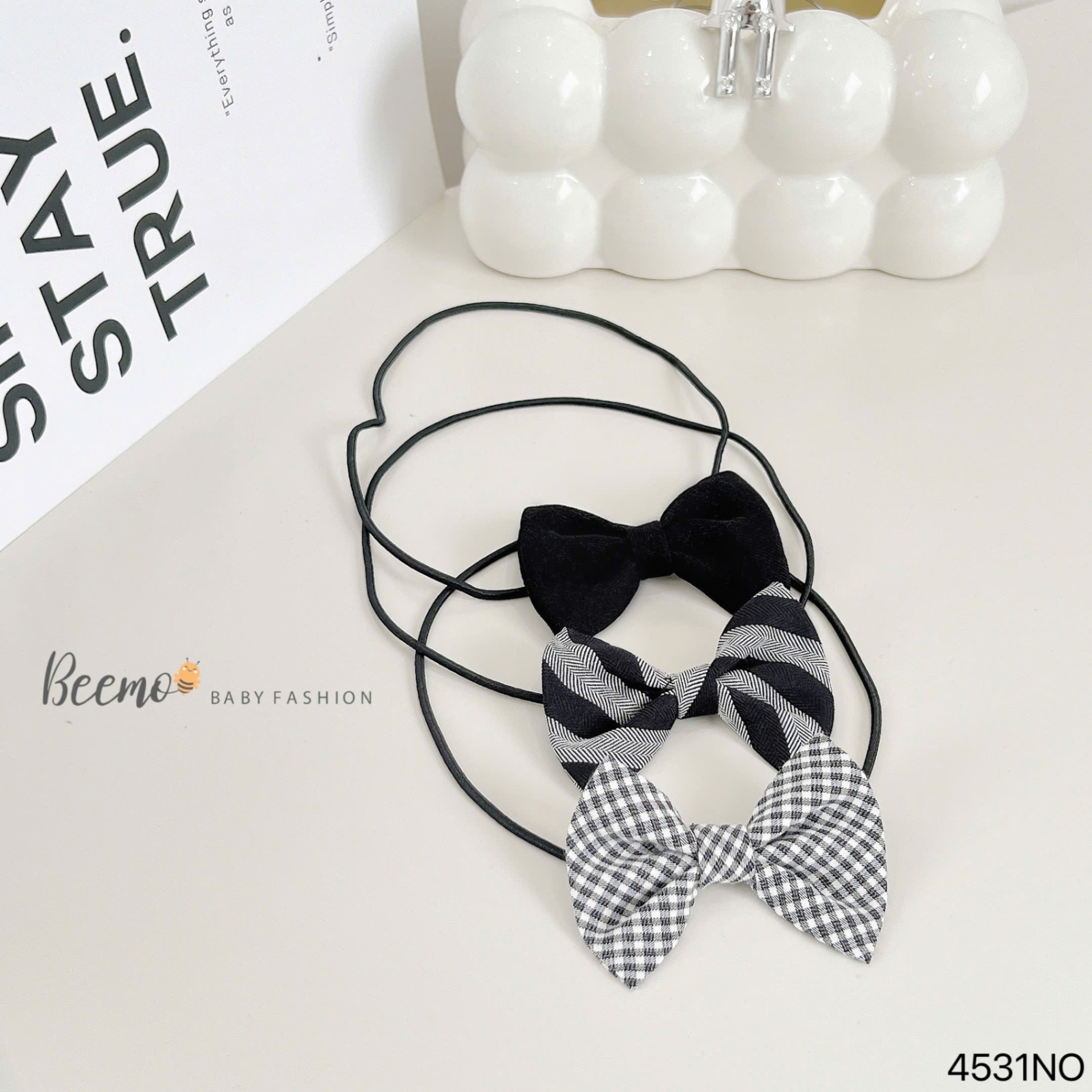 Phụ kiện nơ cổ bảnh bao cho bé trai