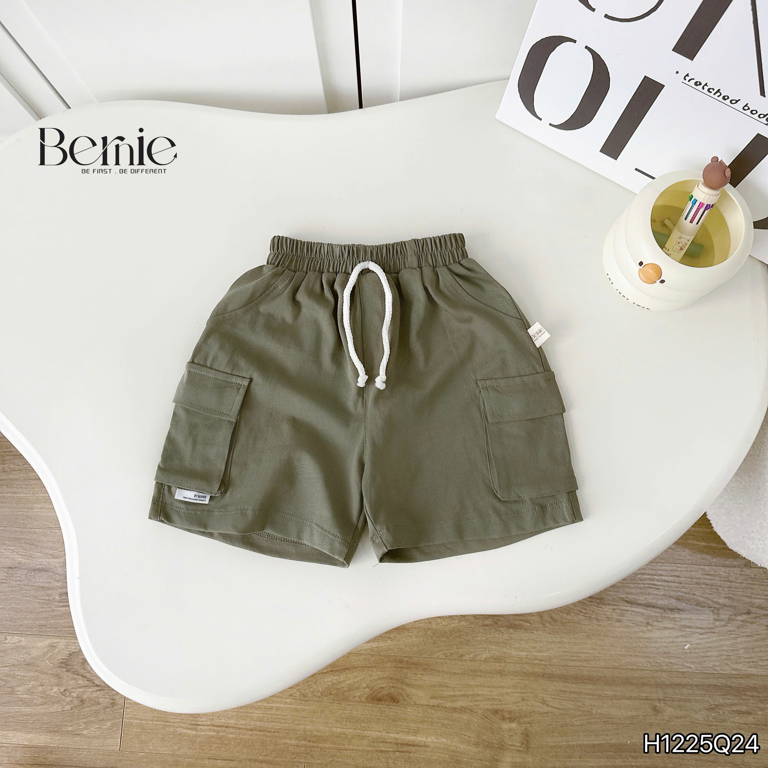 Quần cotton túi hộp Bernie