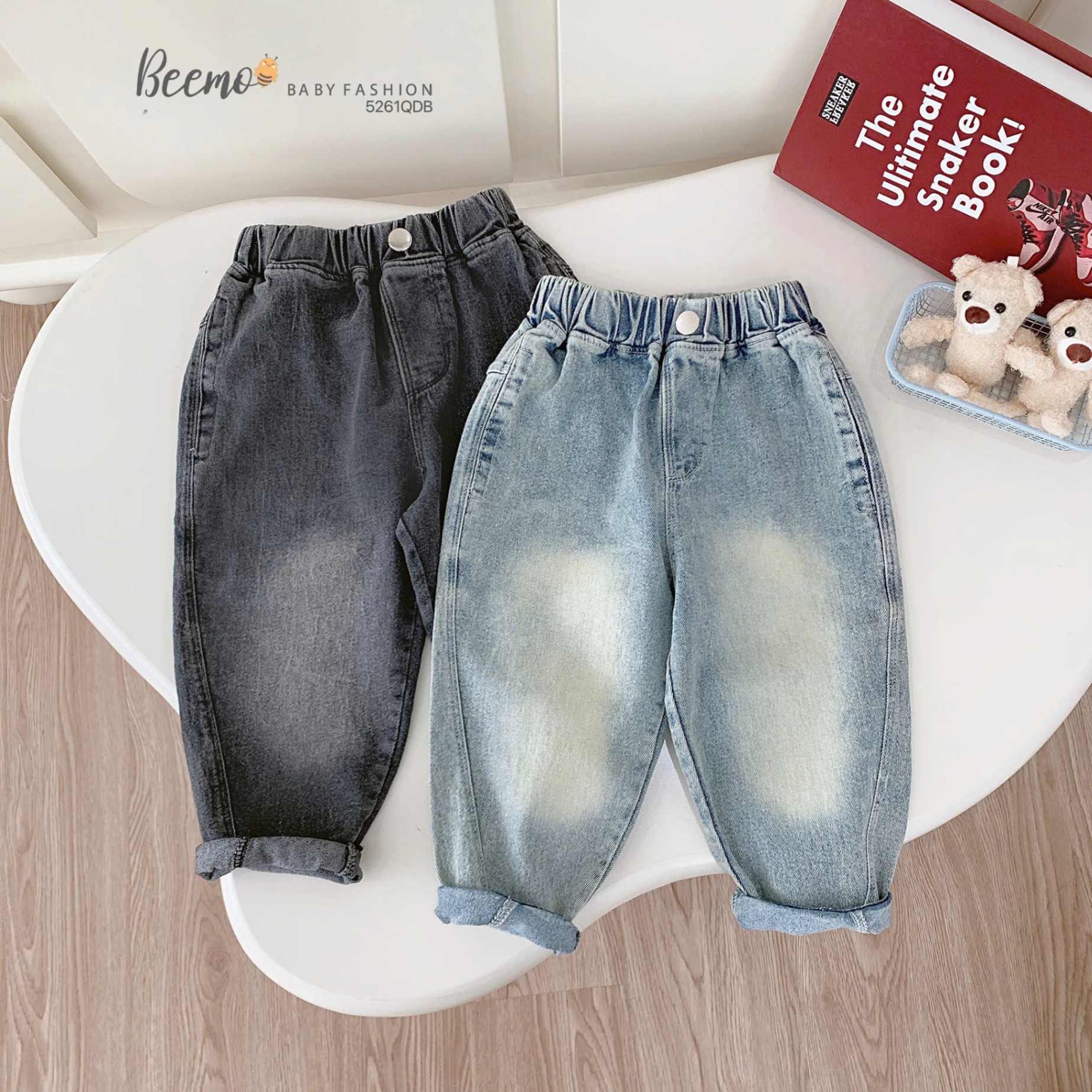Quần jeans baggy basic Beemo