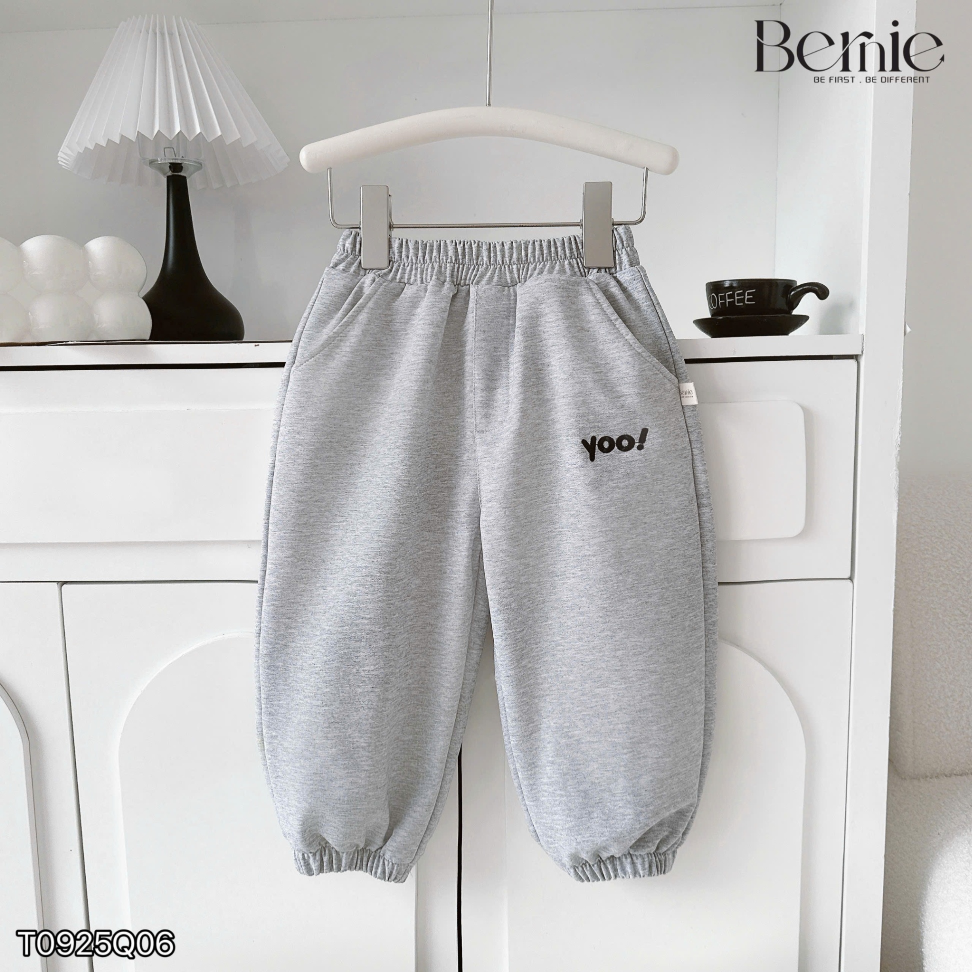 Quần nỉ da cá basic Yoo Bernie