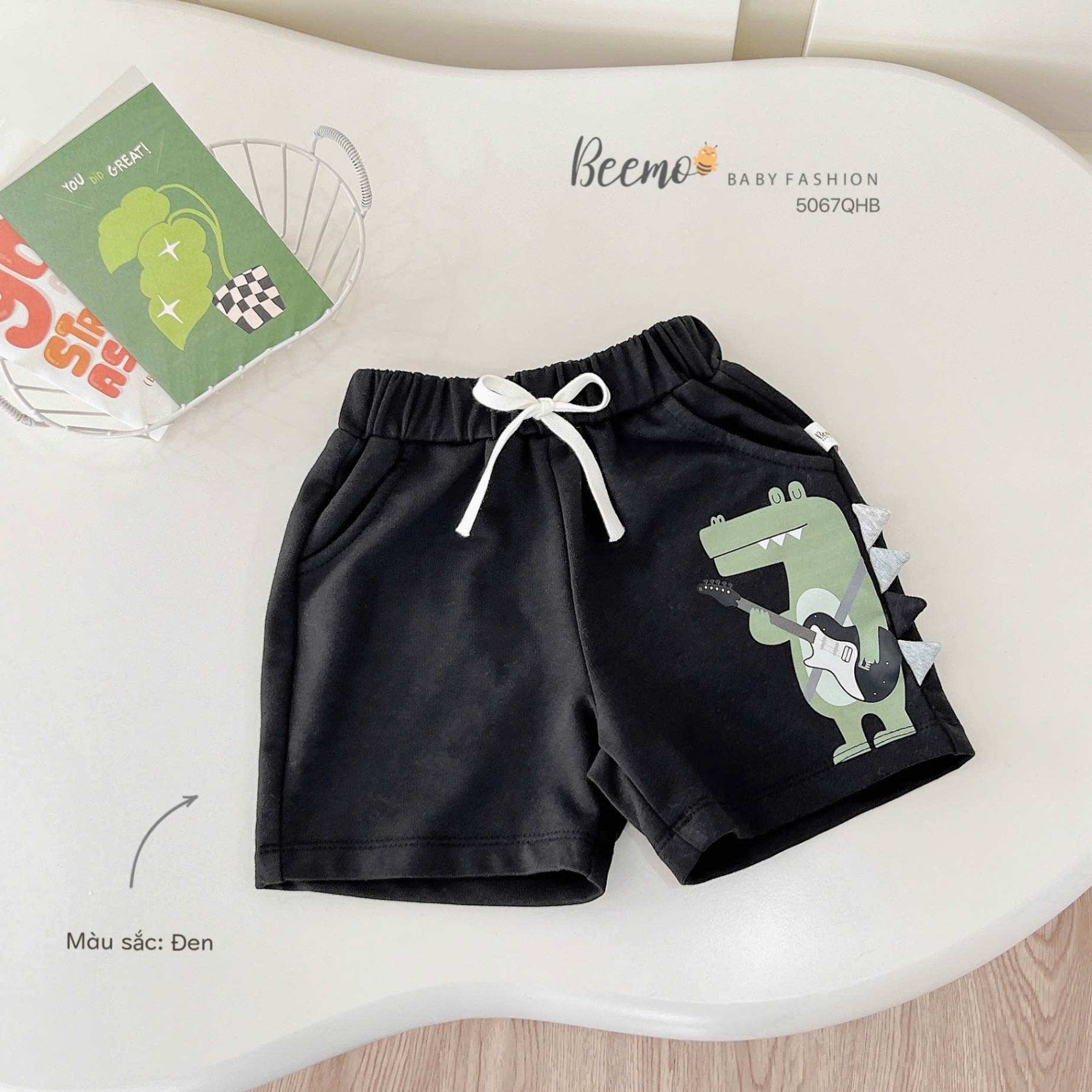 Quần short cá sấu năng động Beemo