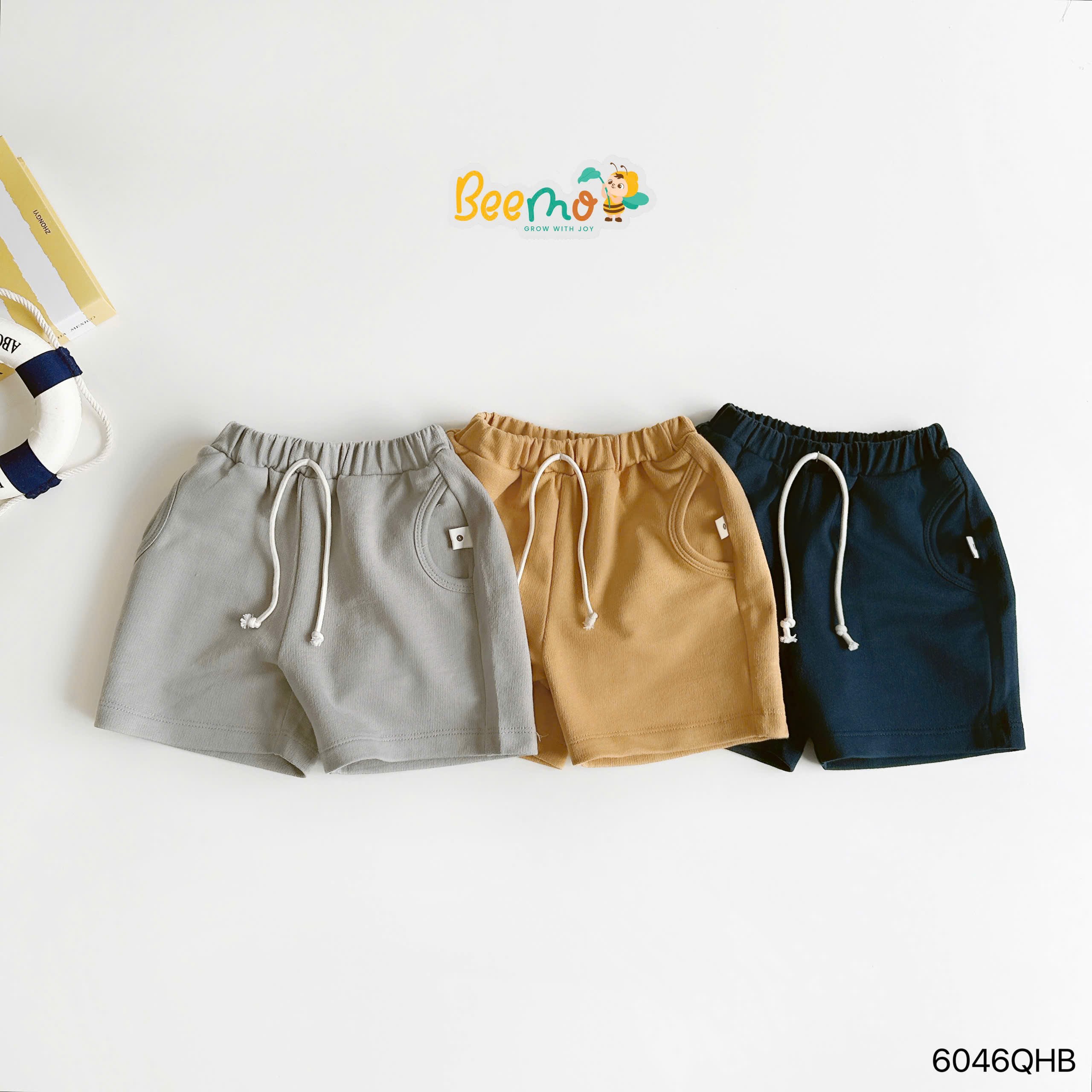 Quần short da cá túi trơn Beemo