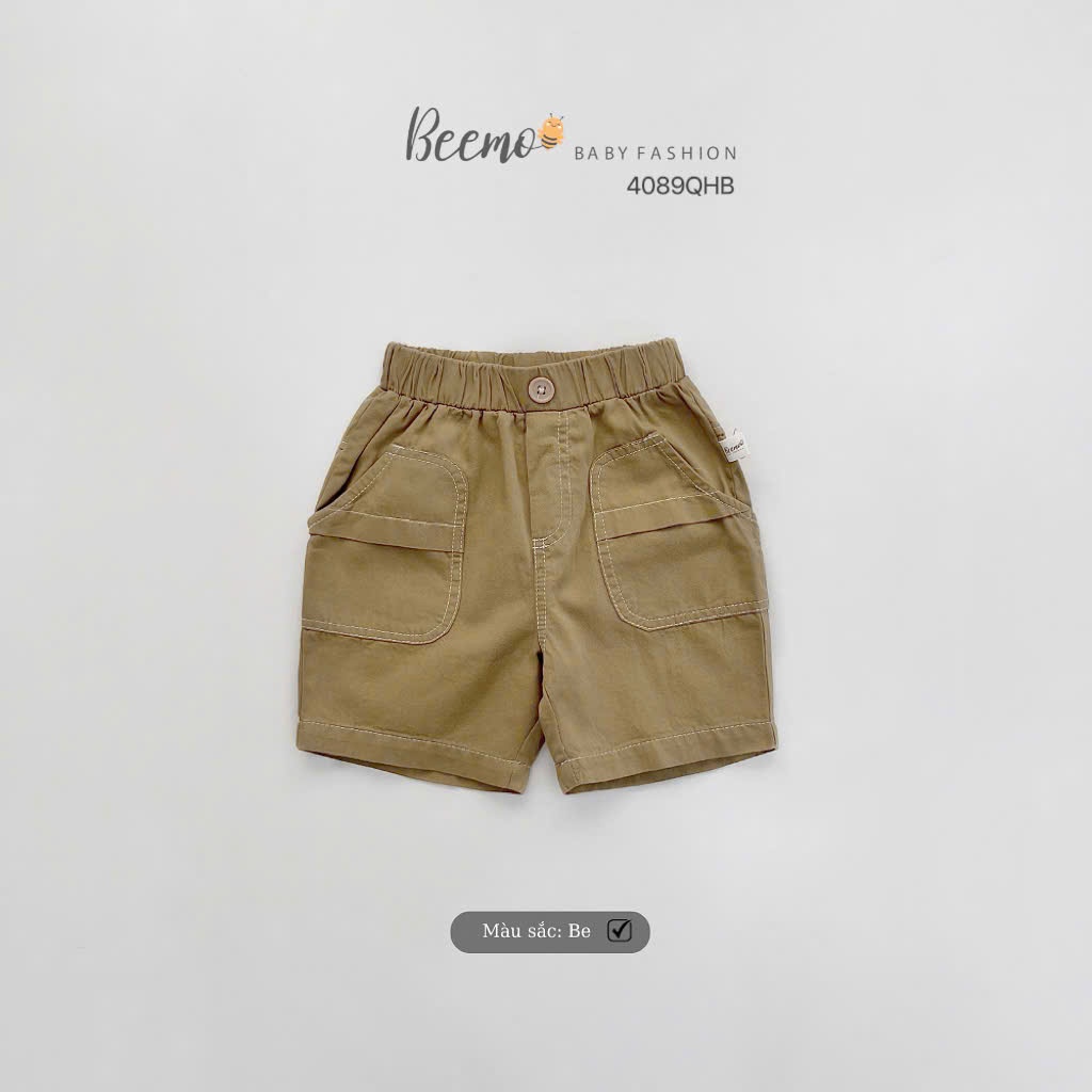 Quần short kaki chỉ nổi Beemo