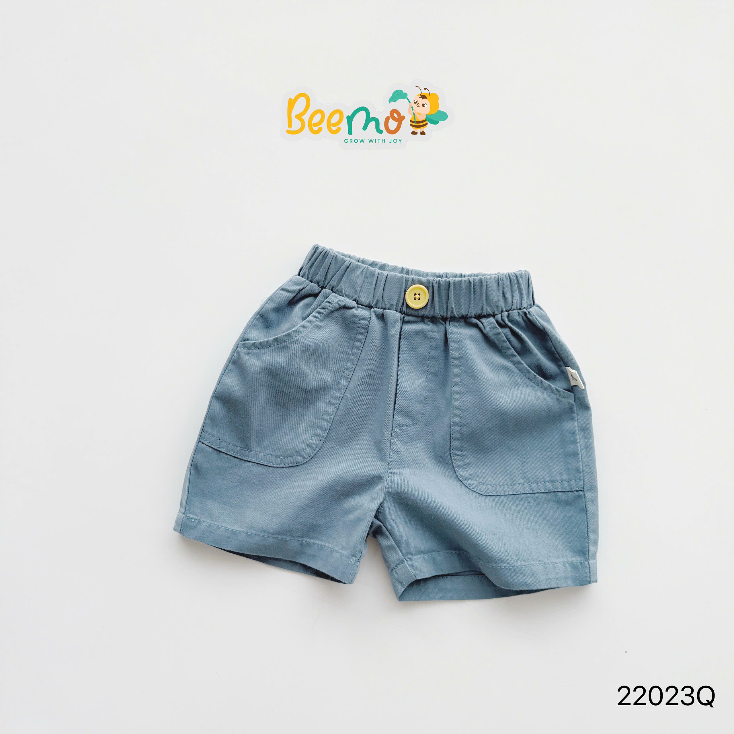 Quần sooc đùi kaki basic Beemo cho bé, chất mềm
