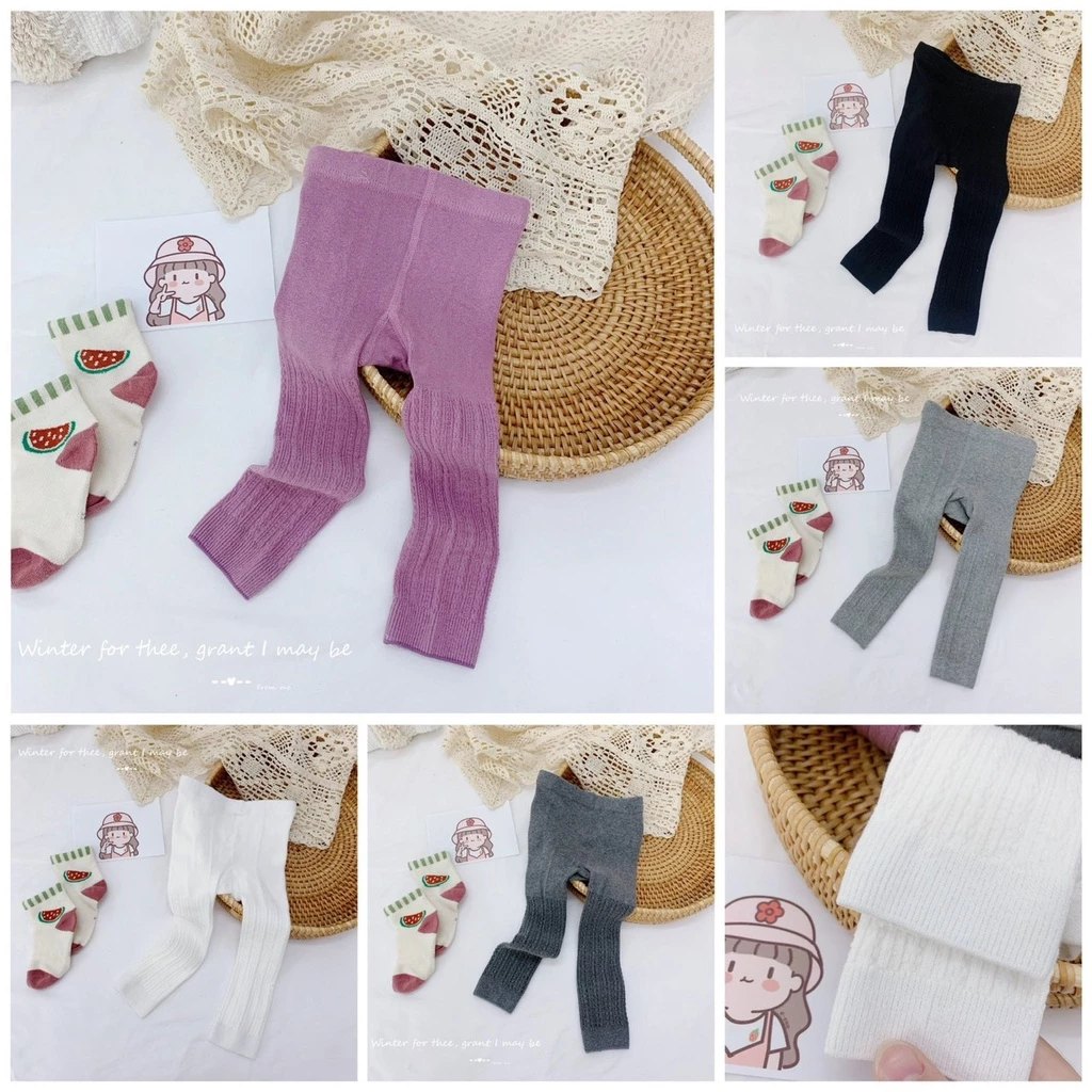 Quần tất len không bàn cho bé gái