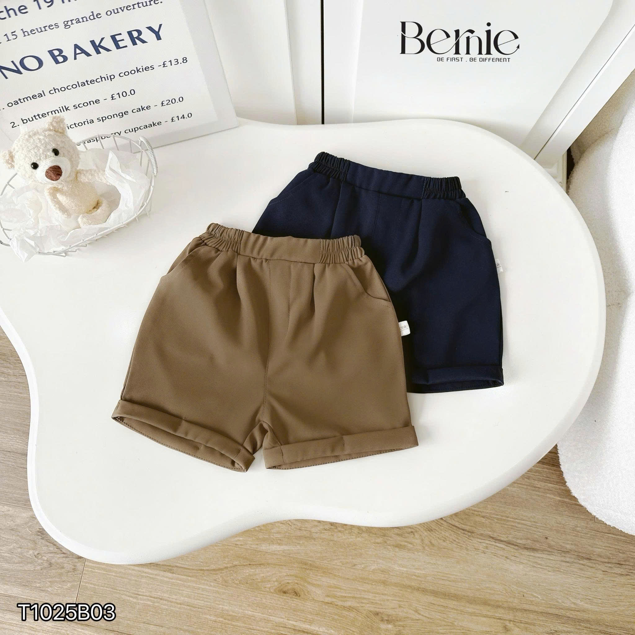 Quầu short âu vải trượt Bernie