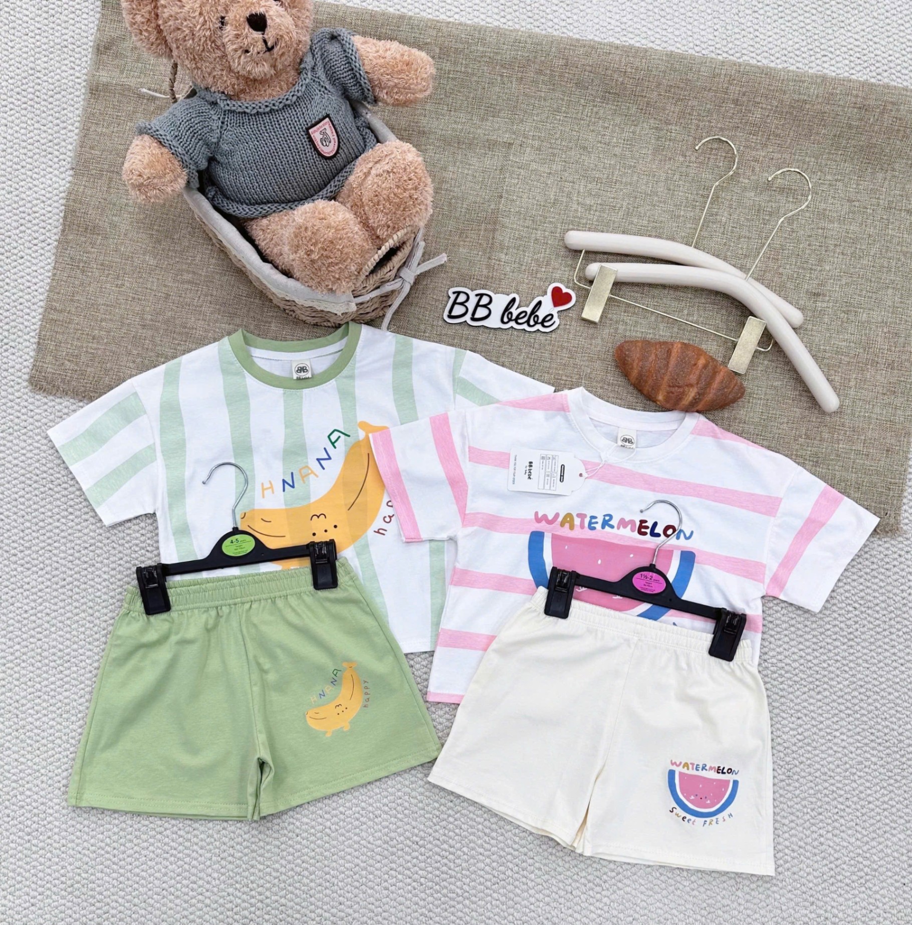 Set 2 bộ hoa quả VNXK