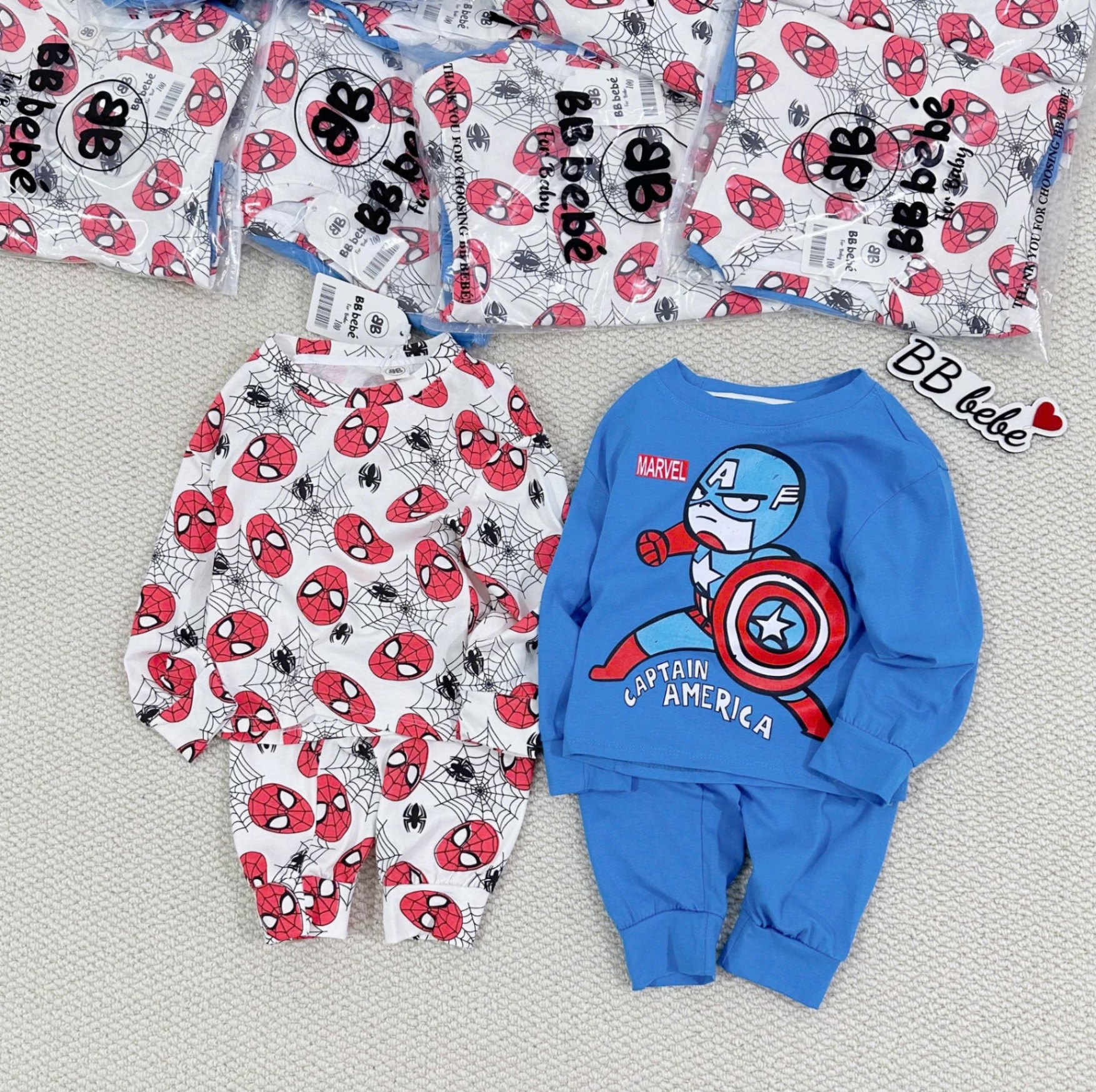 Set 2b Captain America nhện VNXK