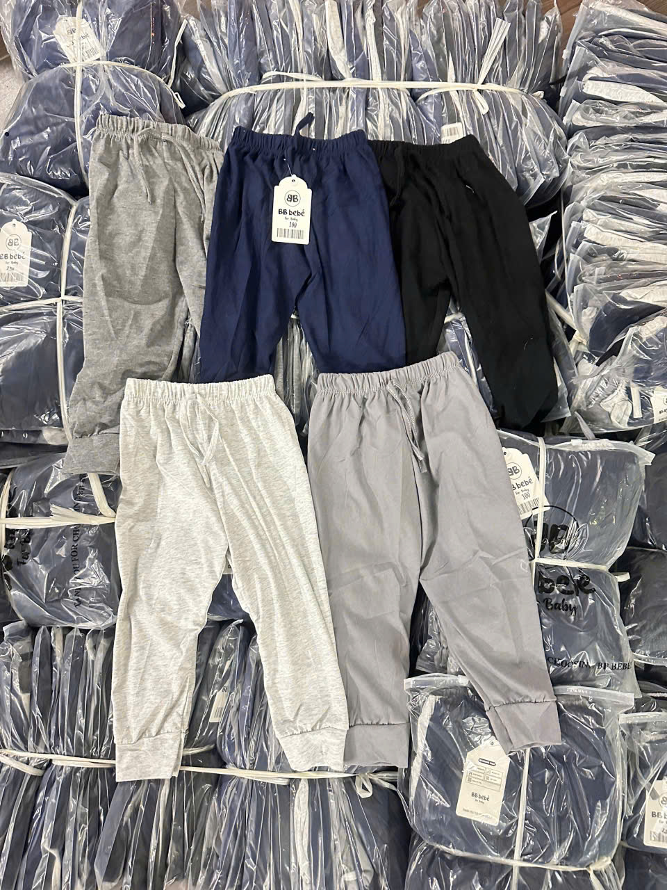 Set 5 quần dài cotton tone than VNXK