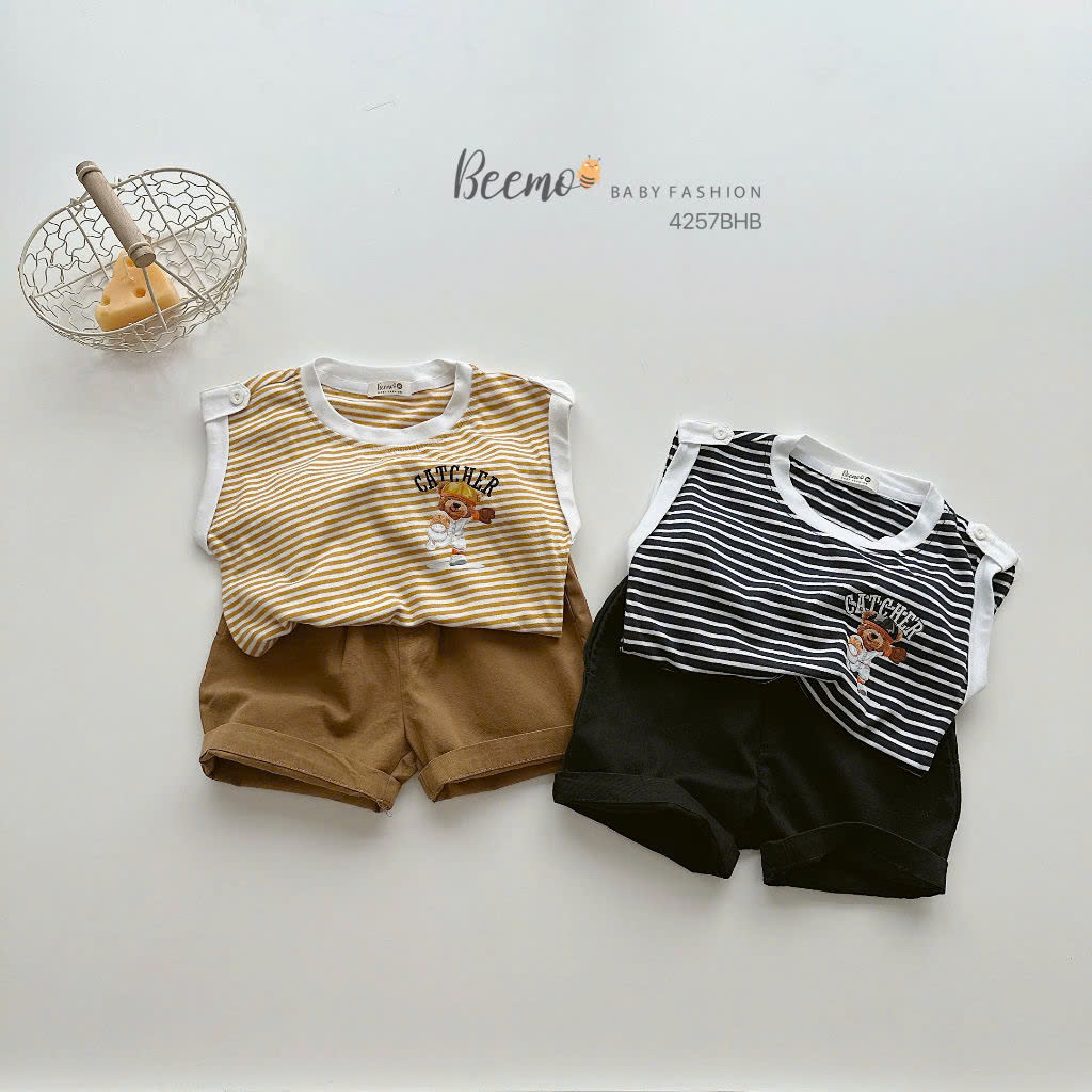 Set ba lỗ in hình gấu Beemo