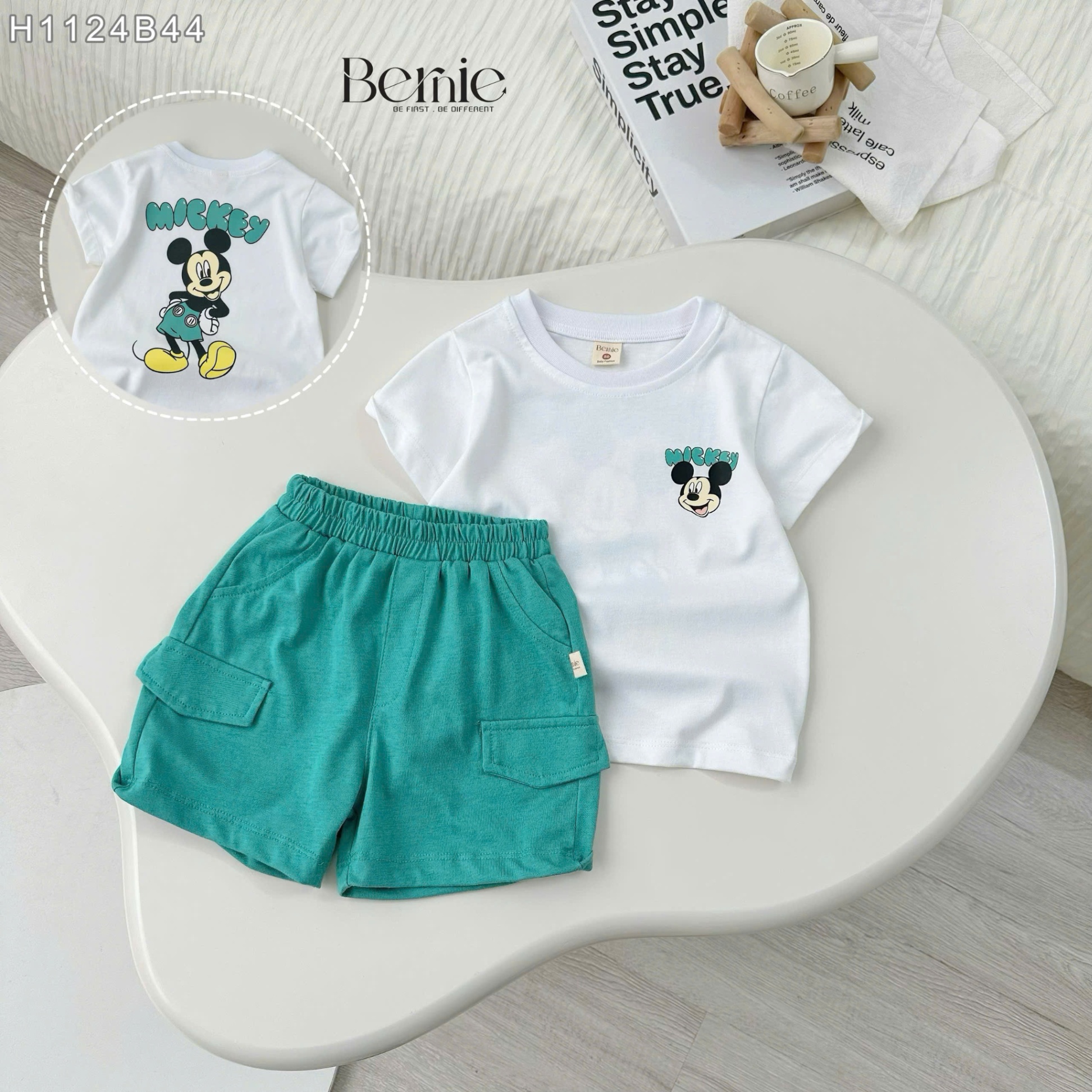 Set cộc bé trai Mickey Mouse Bernie