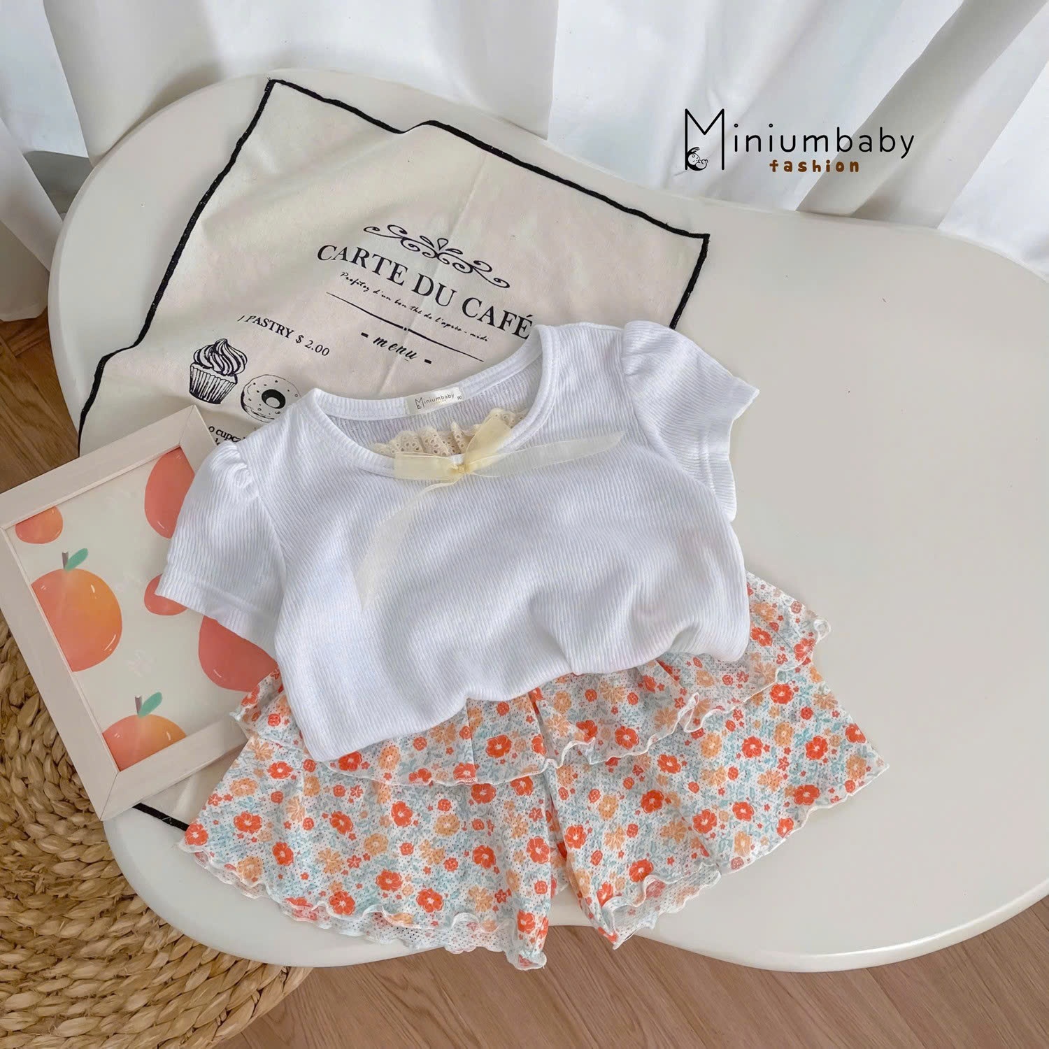 Set cộc điệu đà cho bé gái MINIUMBABY