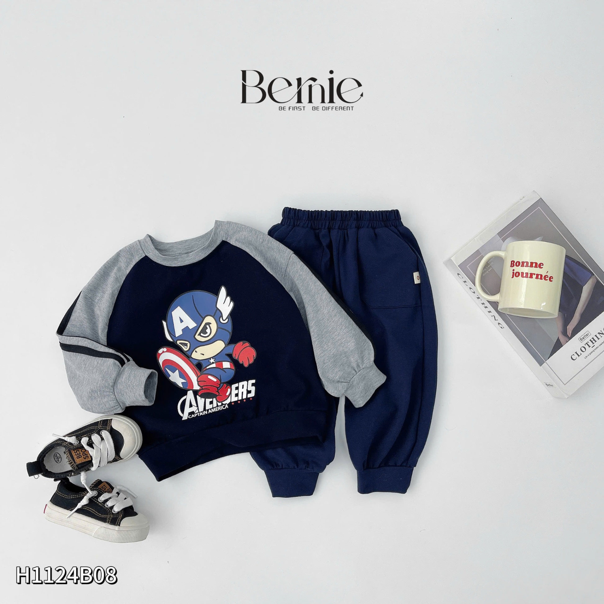 Set dài tay siêu nhân captain Bernie