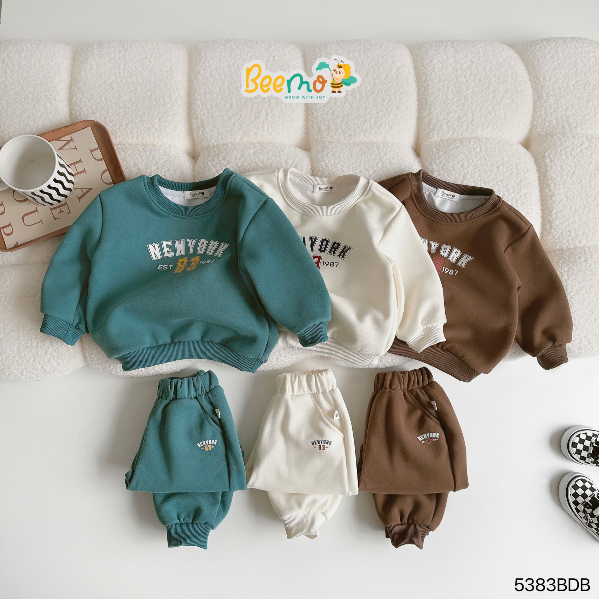 Set nỉ 2 da New York 83 Beemo