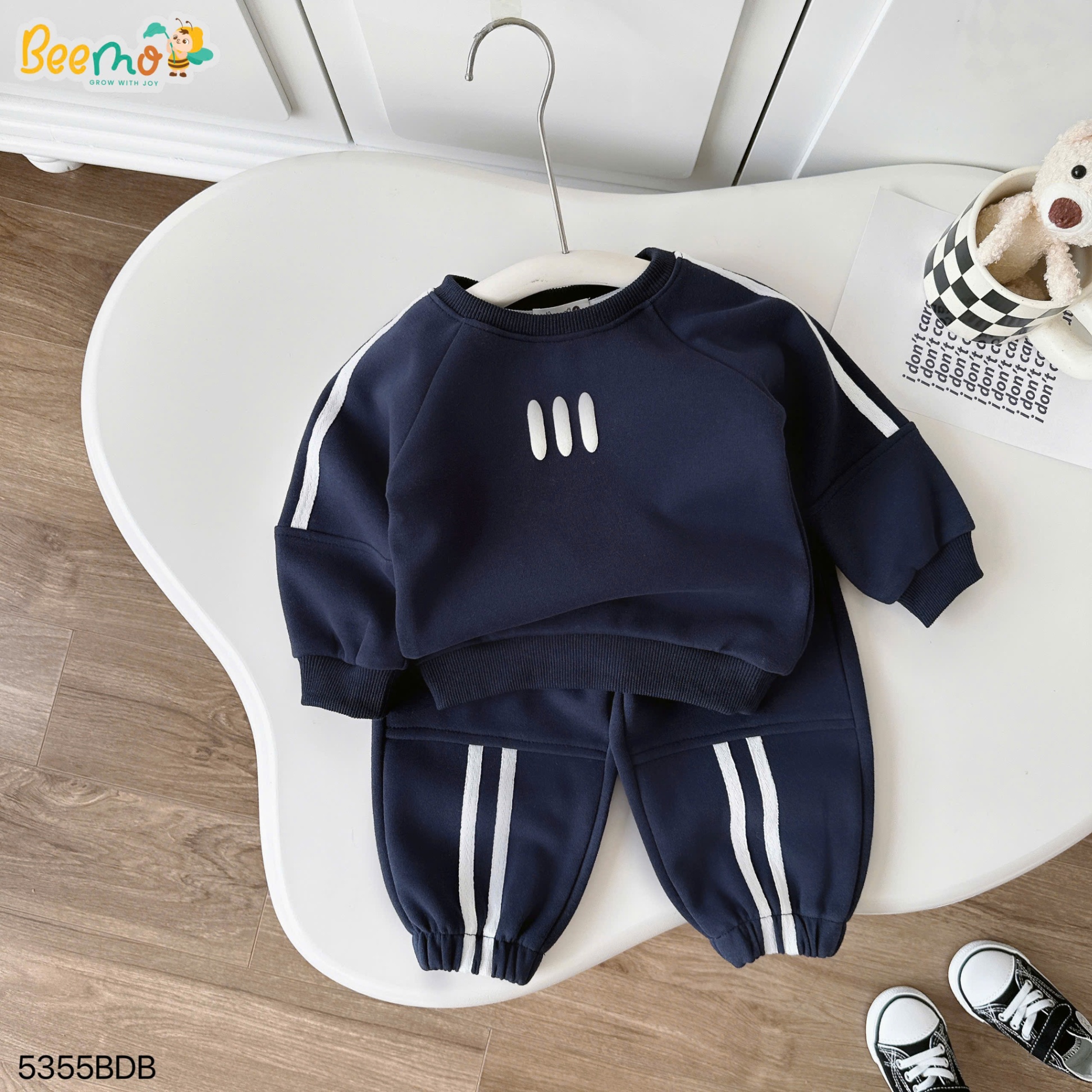 Set nỉ 2 da thể thao Beemo