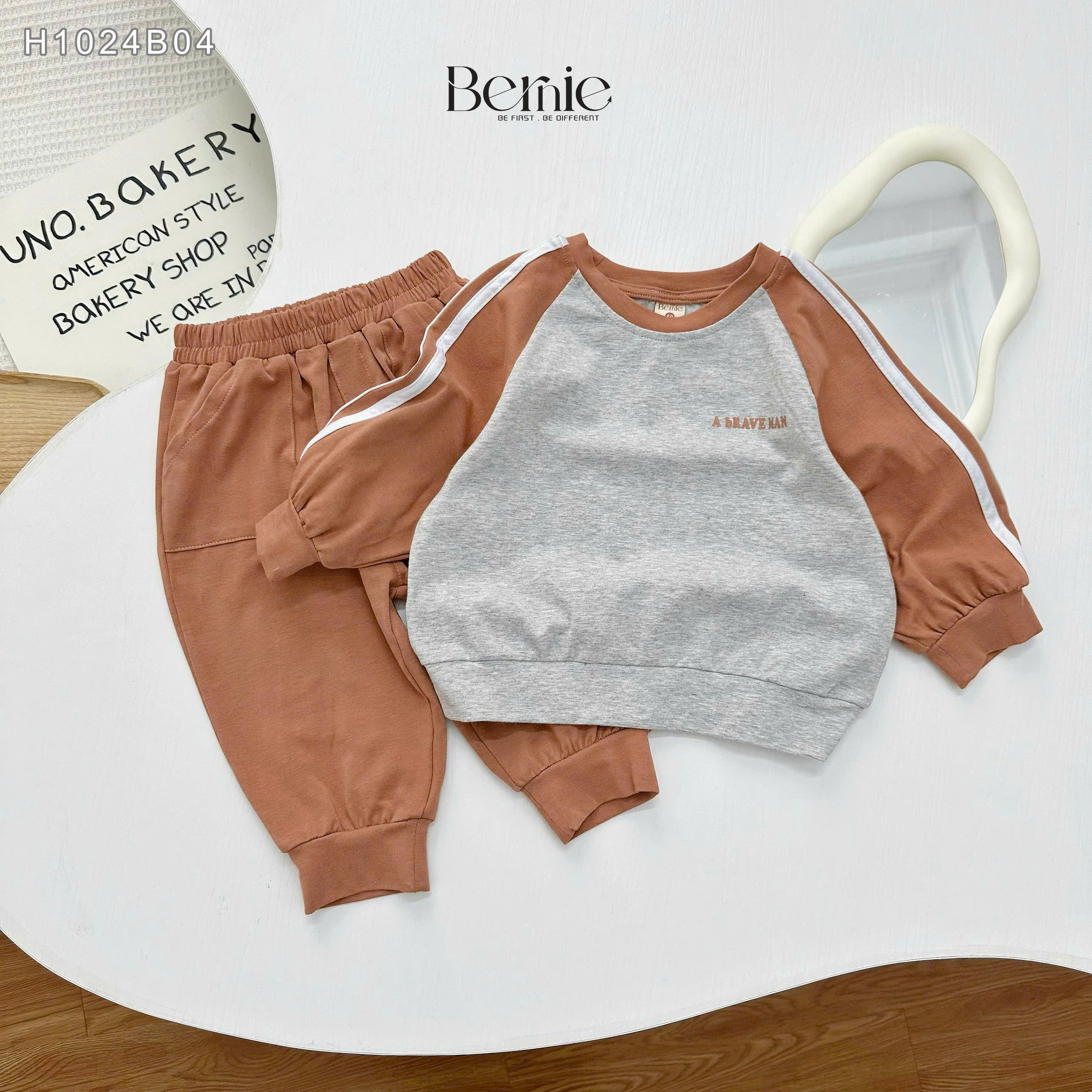 Set thể thao dài tay phối màu brave Bernie