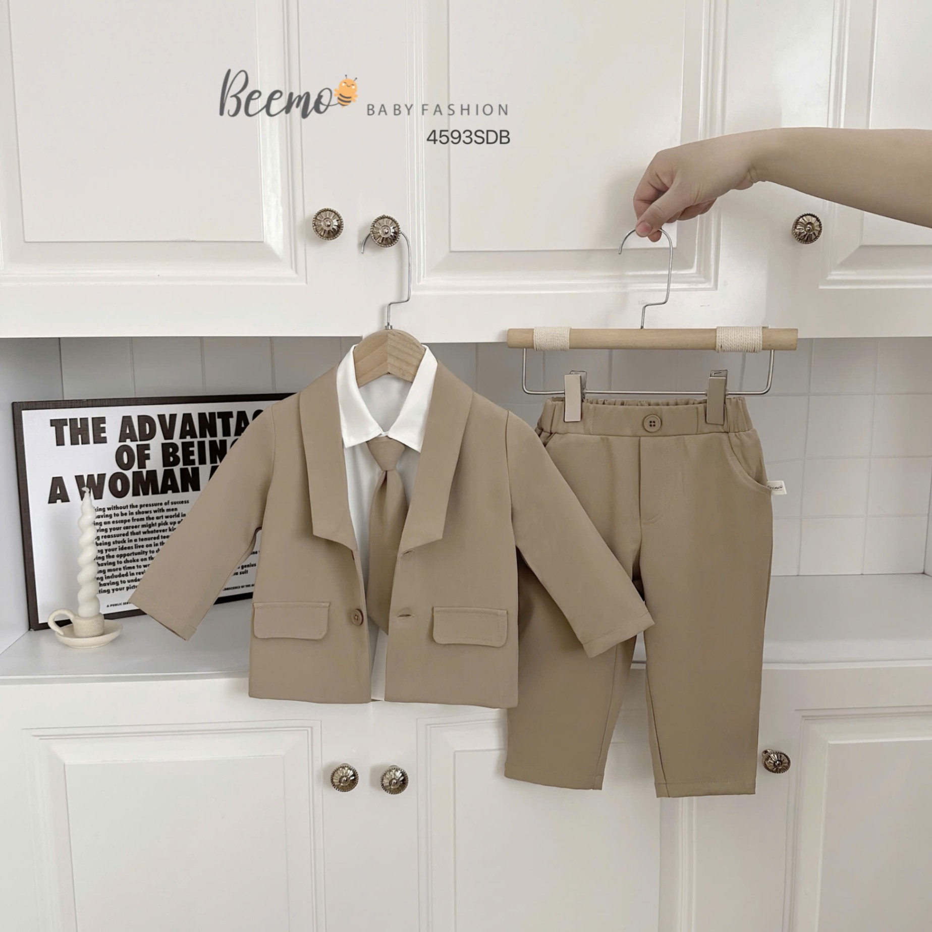 Set vest sư kiện 4 chi tiết Beemo