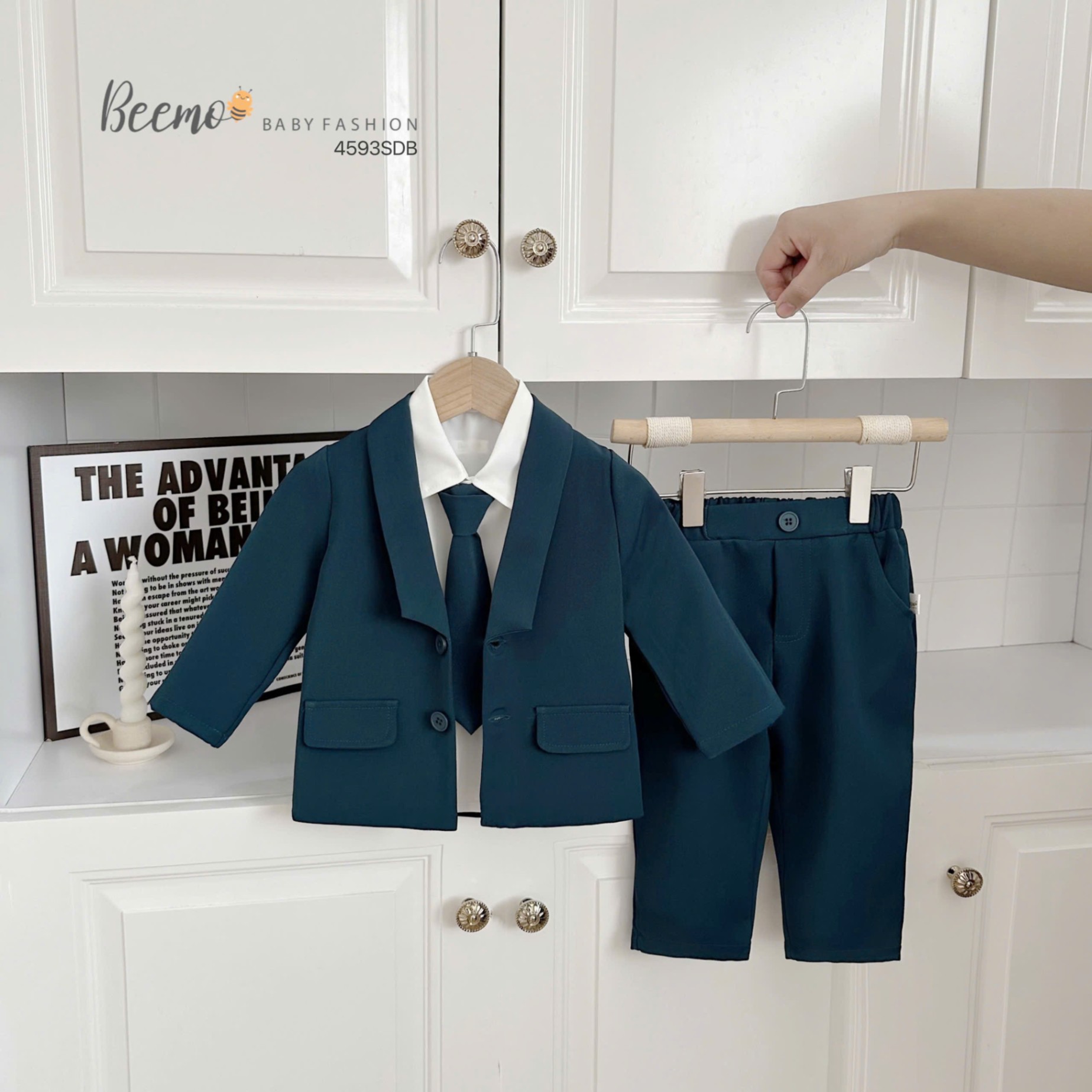 Set vest sư kiện 4 chi tiết Beemo
