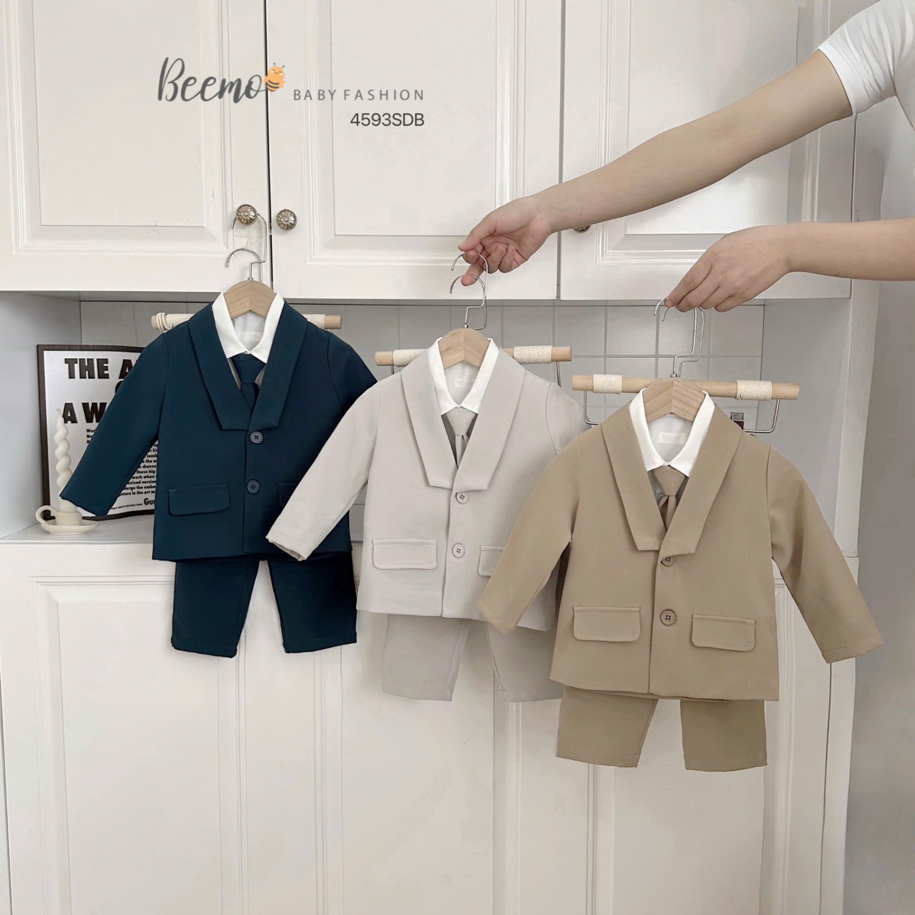 Set vest sư kiện 4 chi tiết Beemo