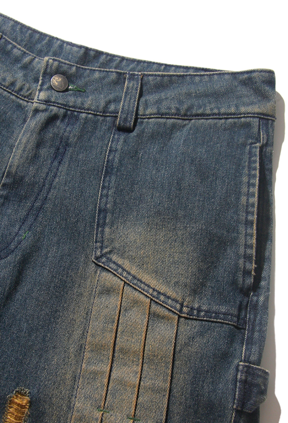 BEUTER® x T-REDX VOLVA WASHED DIRT BLUE CARGO JEANS