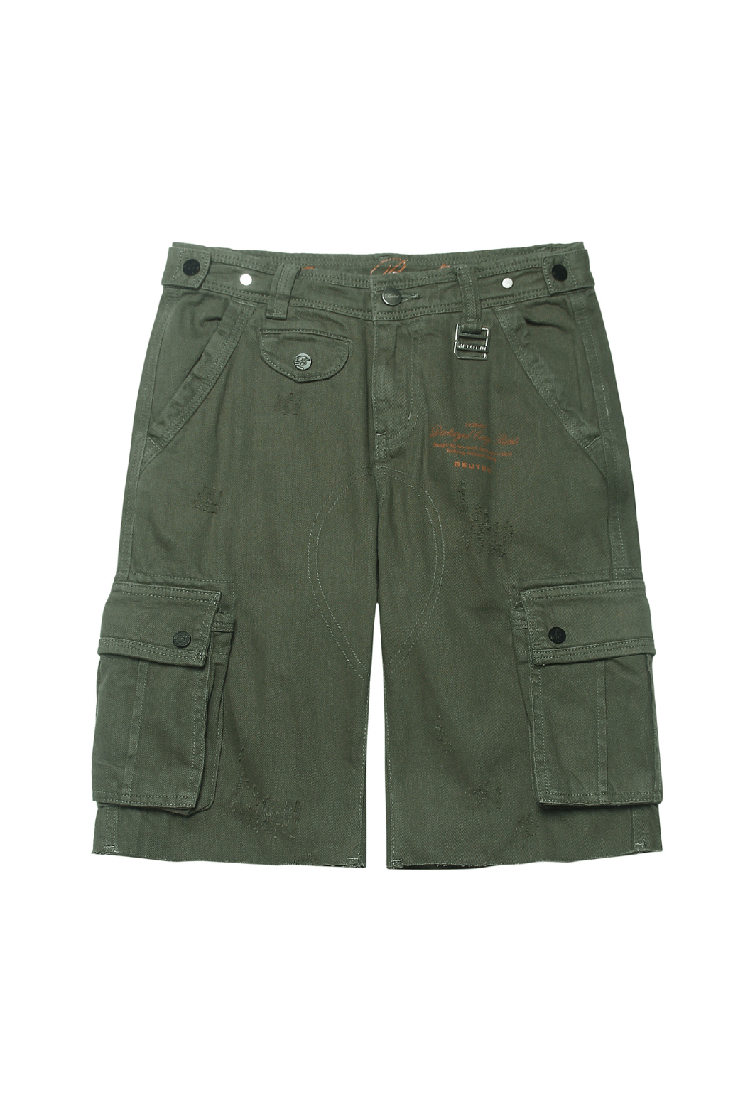 BEUTER STONE GREEN CARGO SHORT