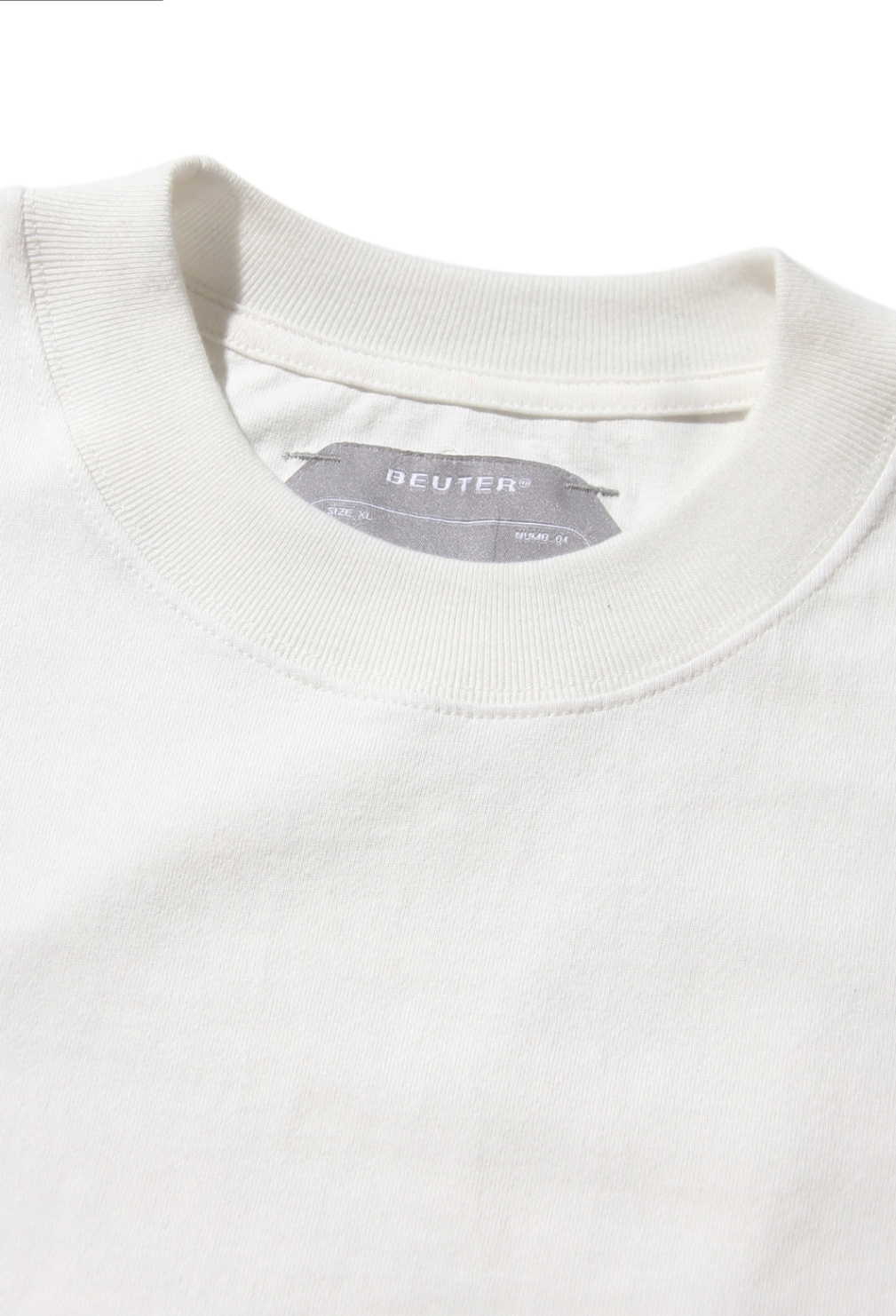 BEUTER® BLANK WHITE BOXY T-SHIRT