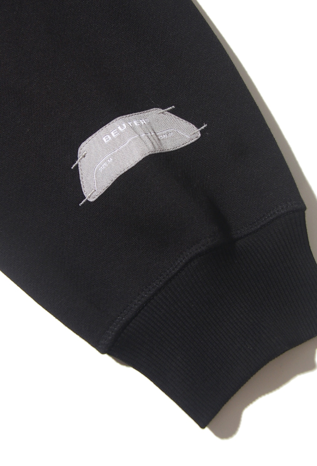 BEUTER® MATTE BLACK BOXY ZIP HOODIE