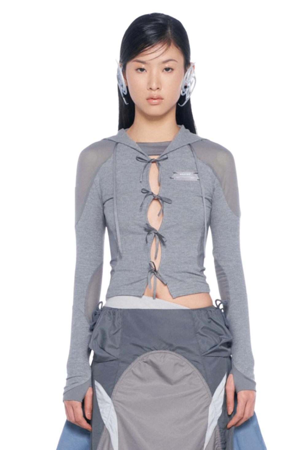 BEUTER® STEEL GREY LONG SLEEVE TOP