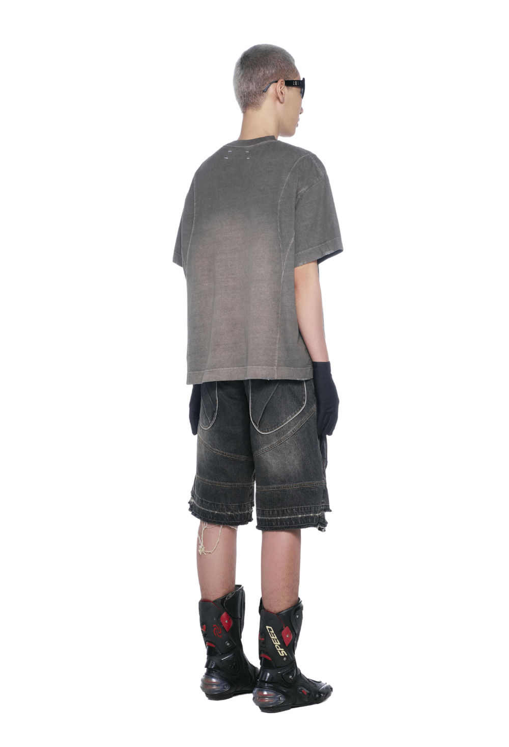 BEUTER® BURN CHARCOAL WASHED BOXY T-SHIRT