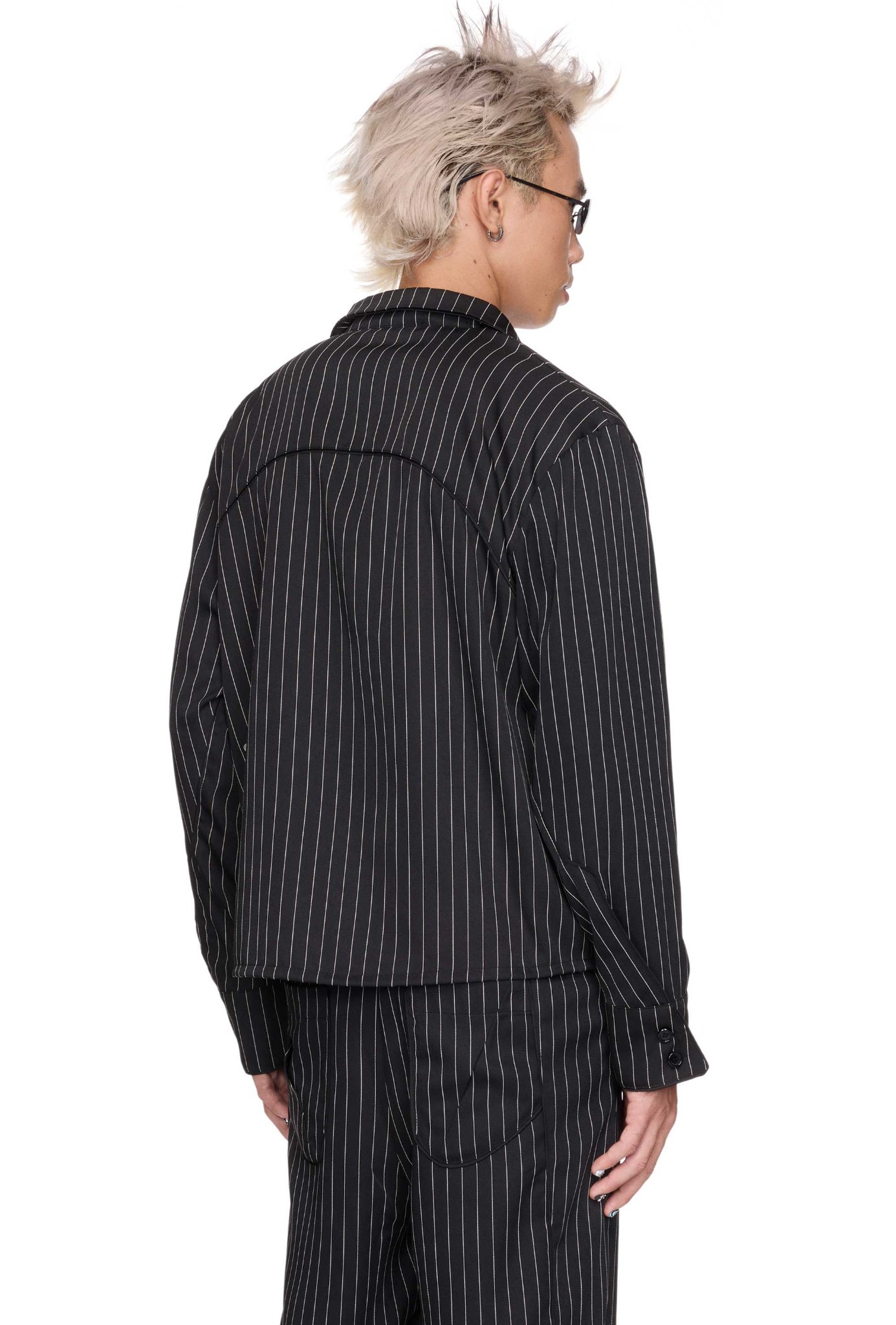 BEUTER® BLACK STRIPES BOXY PYJAMA SHIRT