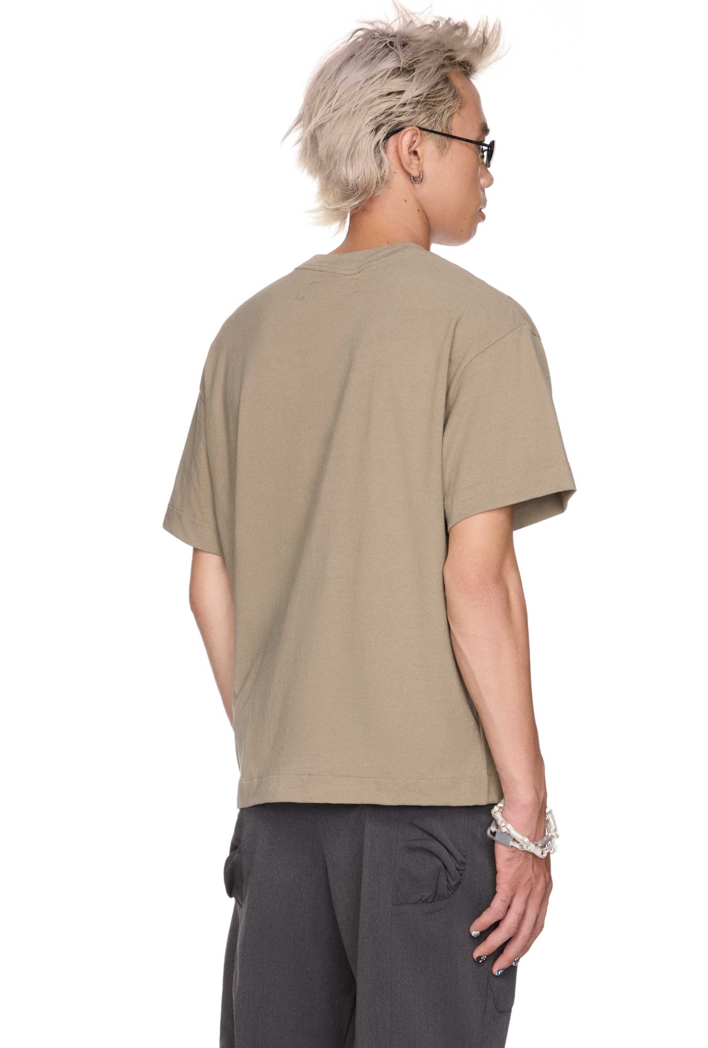 BEUTER® BLANK FELDGRAU BOXY T-SHIRT