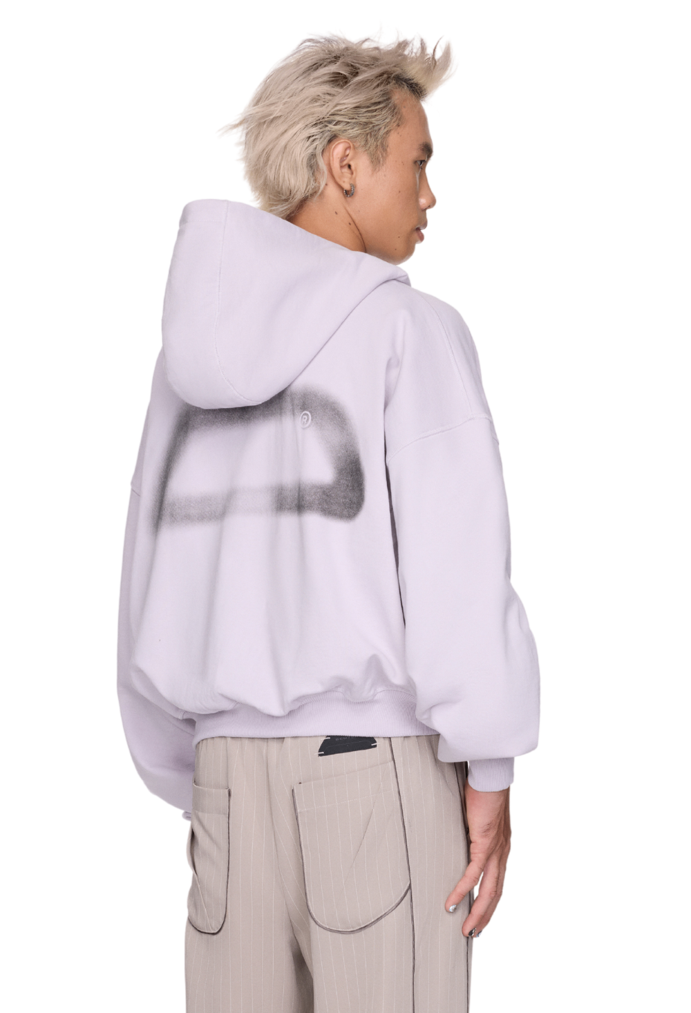 BEUTER® HEATHER BOXY ZIP HOODIE