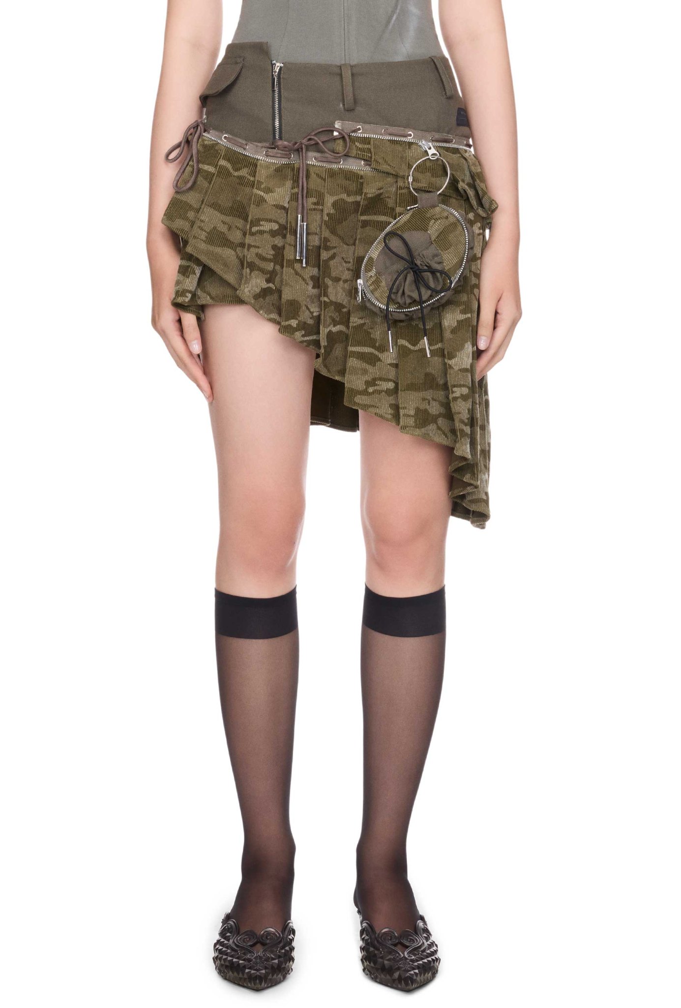 WMNS BEUTER® CAMO PLEATED MIDI SKIRT