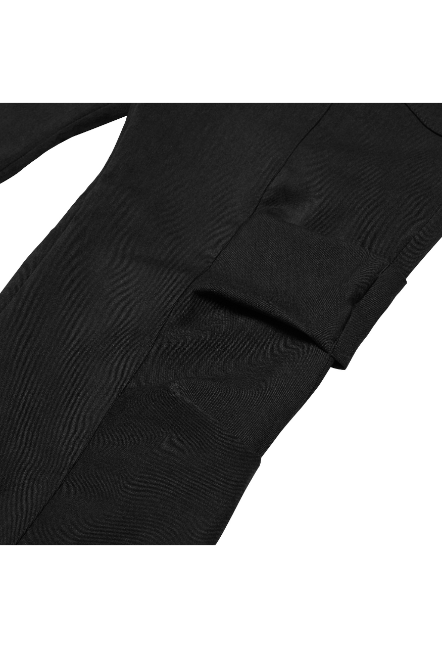 BEUTER® BLACK FLARE TROUSERS