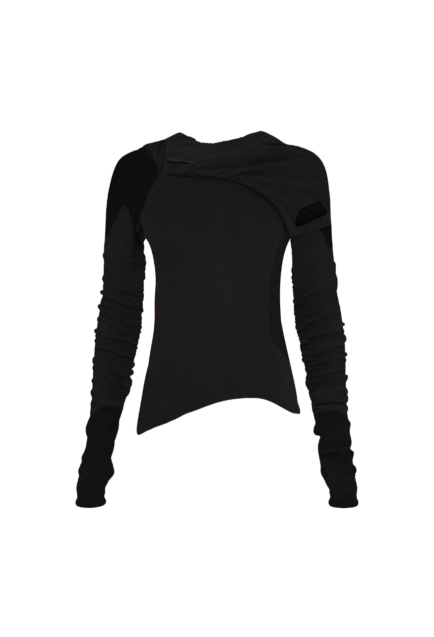 WMNS BEUTER® BLACK BALACLAVA HOODIE