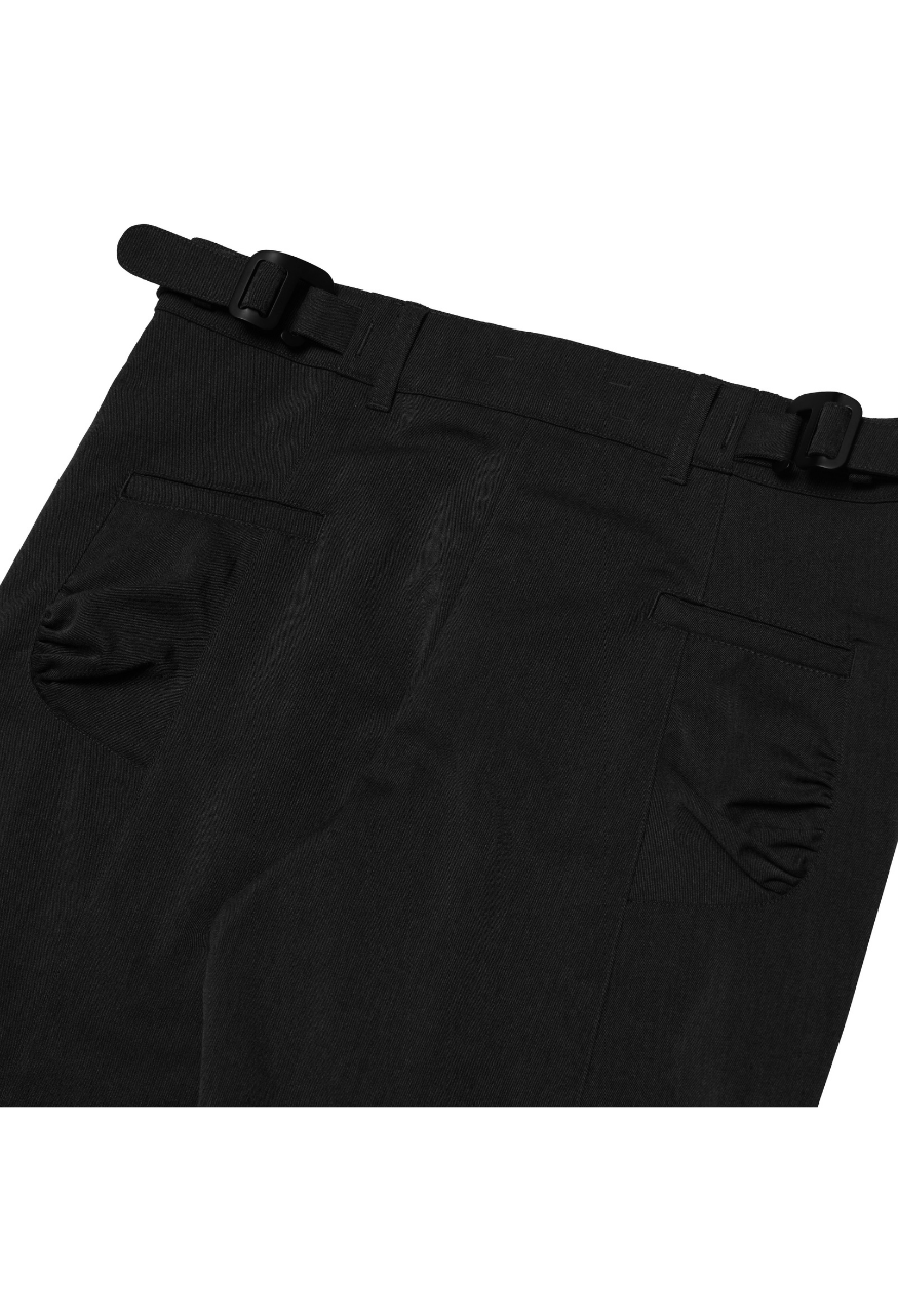 BEUTER® BLACK FLARE TROUSERS