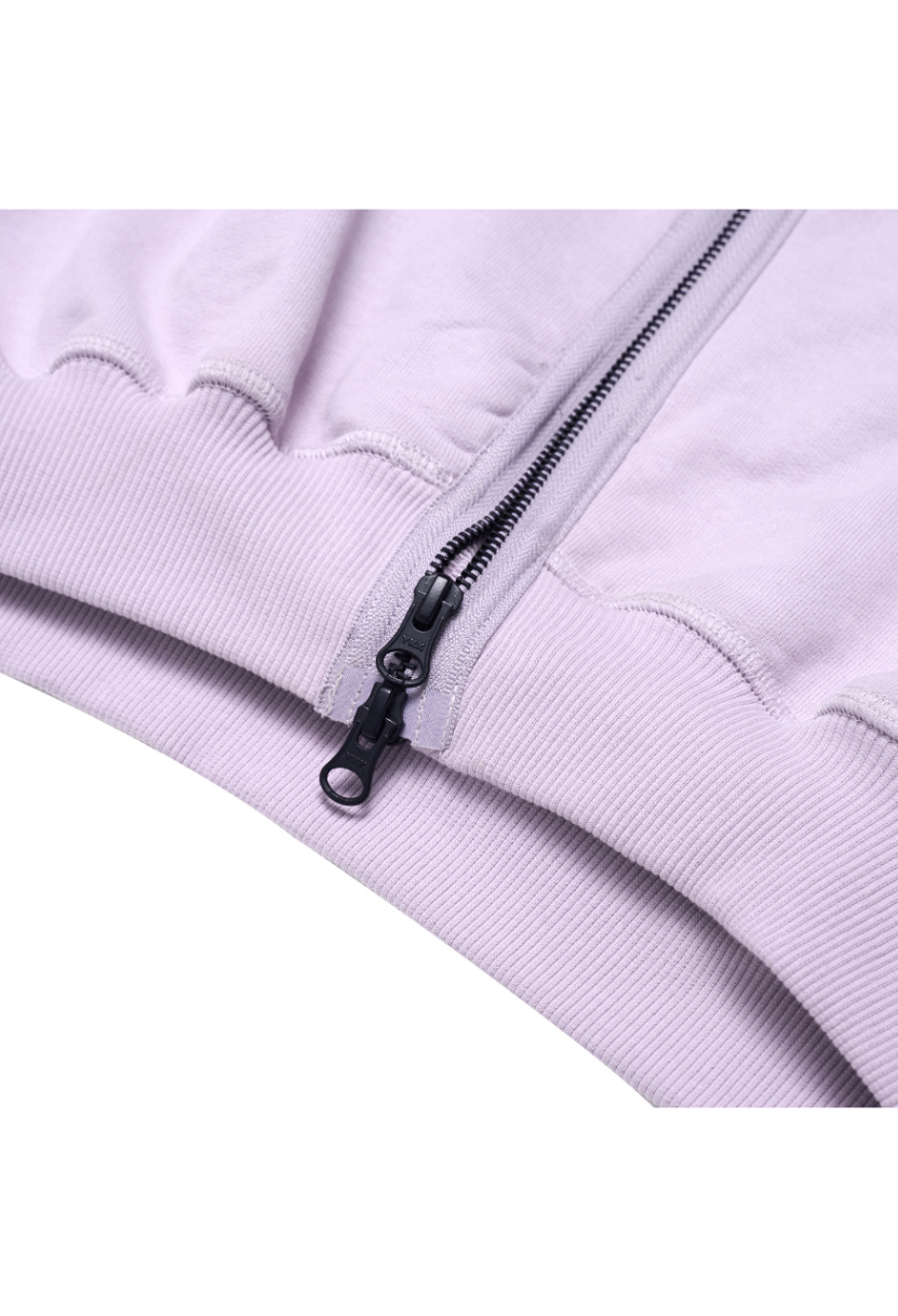 BEUTER® HEATHER BOXY ZIP HOODIE