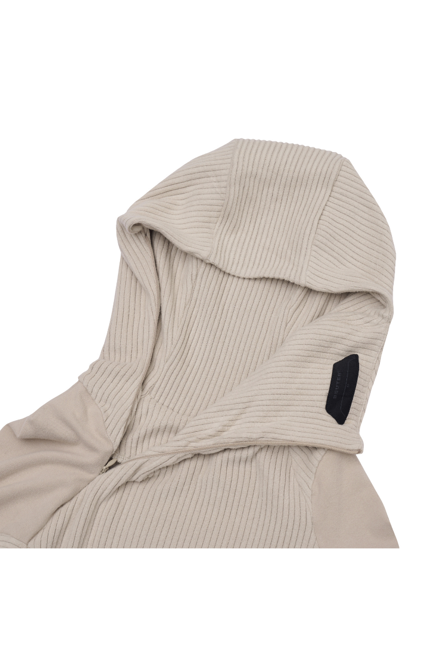 WMNS BEUTER® GREIGE BALACLAVA HOODIE