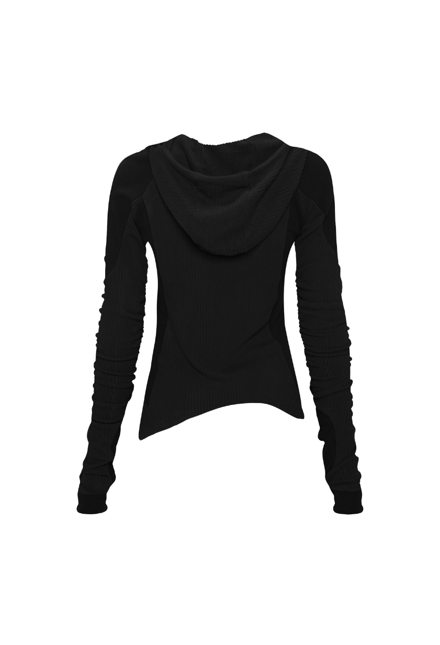 WMNS BEUTER® BLACK BALACLAVA HOODIE