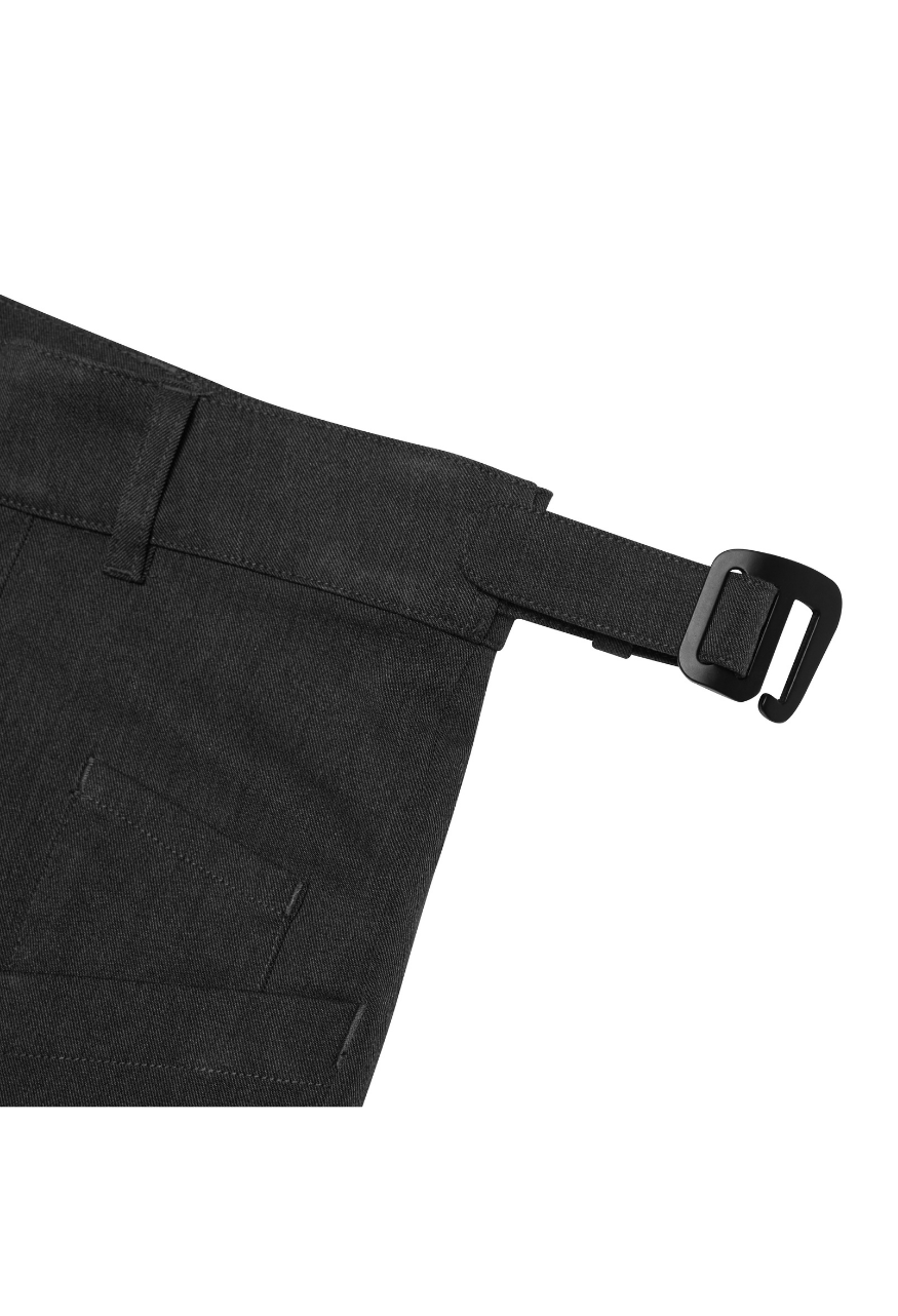 BEUTER® GREY MELANGE FLARE TROUSERS