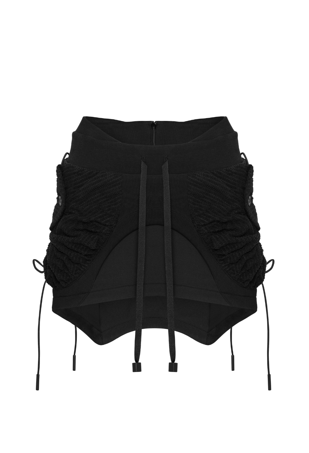 WMNS BEUTER® BLACK MULTIFAB MINI SKIRT