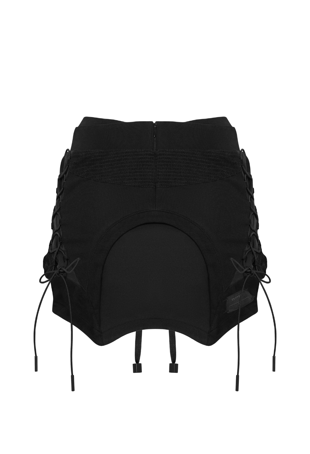 WMNS BEUTER® BLACK MULTIFAB MINI SKIRT