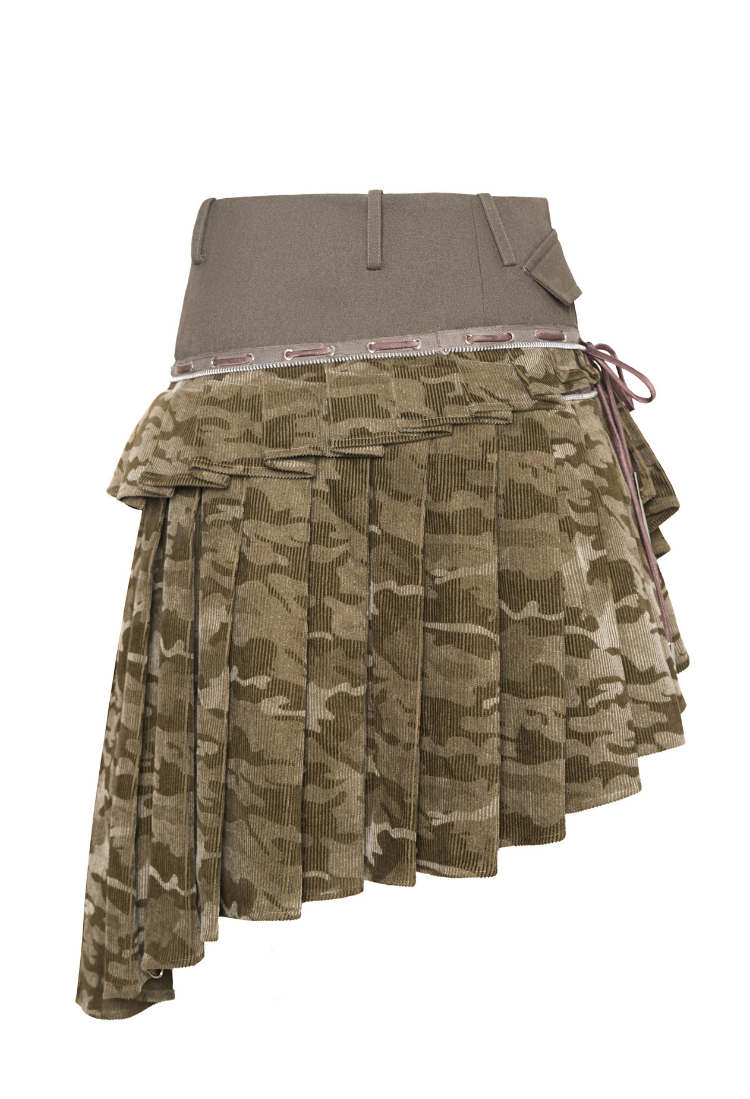 WMNS BEUTER® CAMO PLEATED MIDI SKIRT