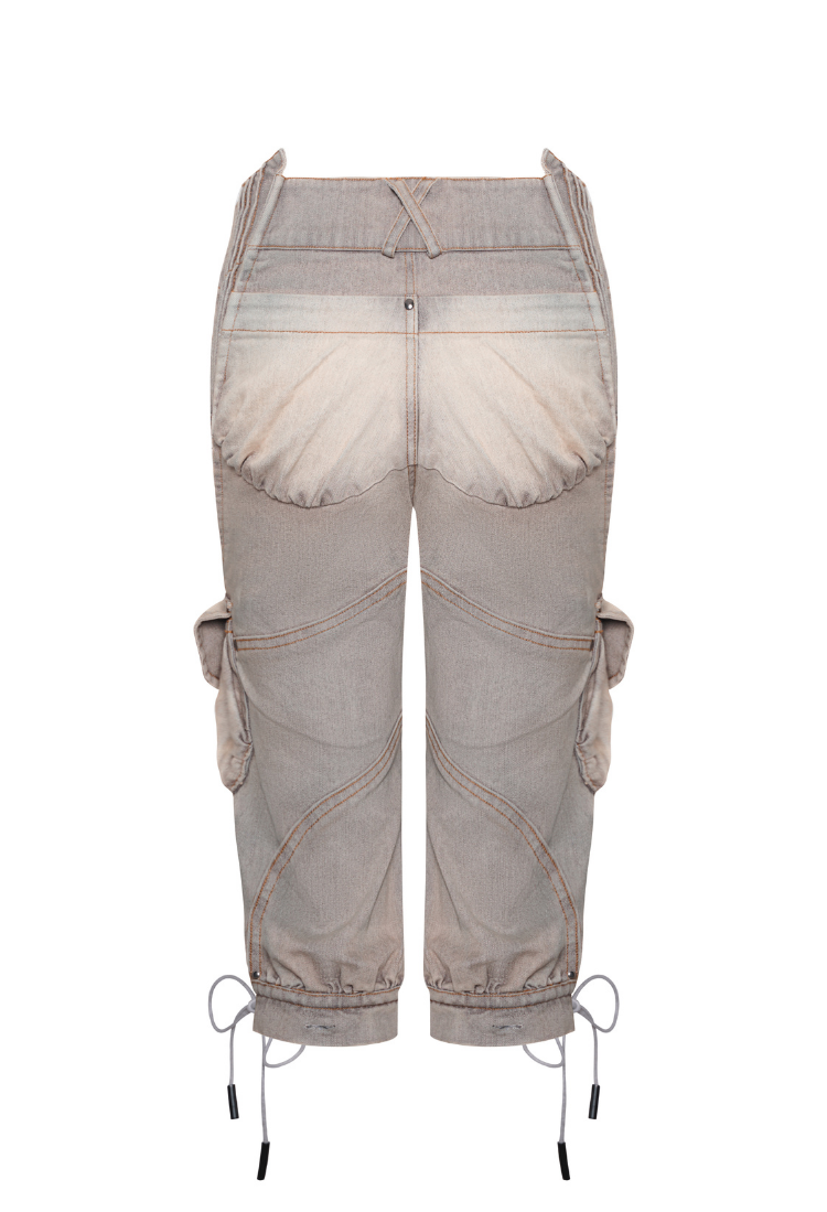 WMNS BEUTER® GREY WASH SKINEE SHORT