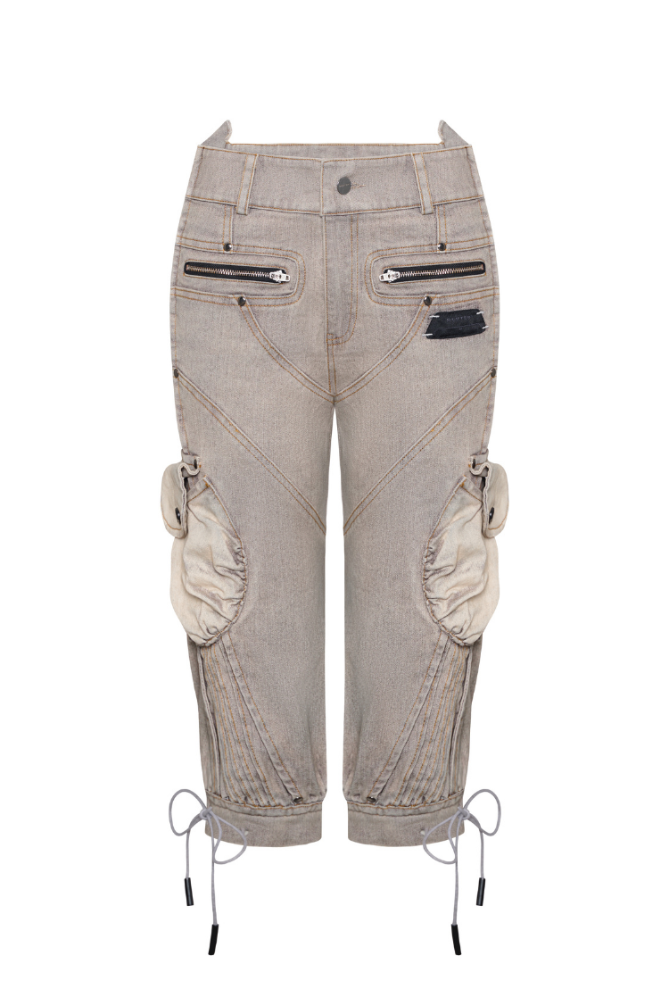 WMNS BEUTER® GREY WASH SKINEE SHORT