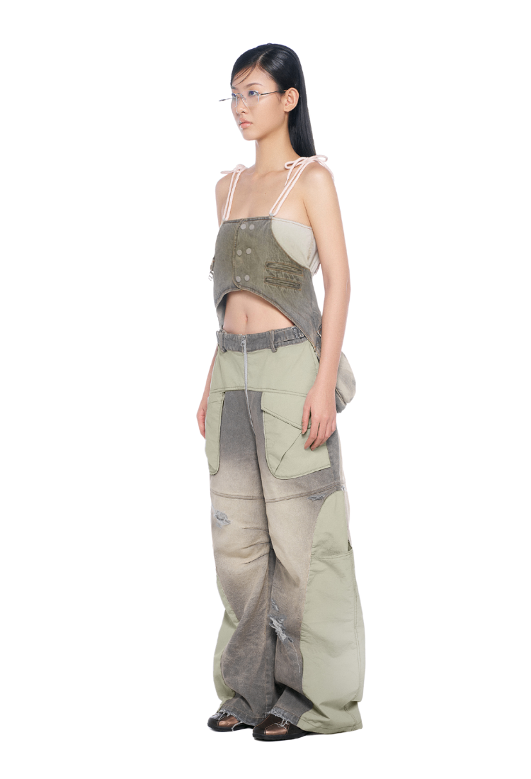 BEUTER® BURNT OLIVE BAGGY JEANS