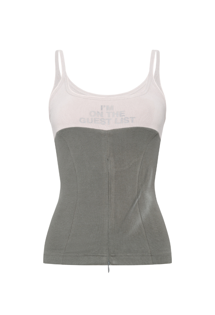 WMNS BEUTER® ZIP UP GREEK TANK TOPS