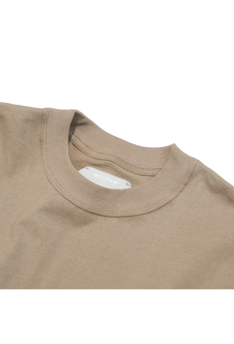 BEUTER® BLANK FELDGRAU BOXY T-SHIRT