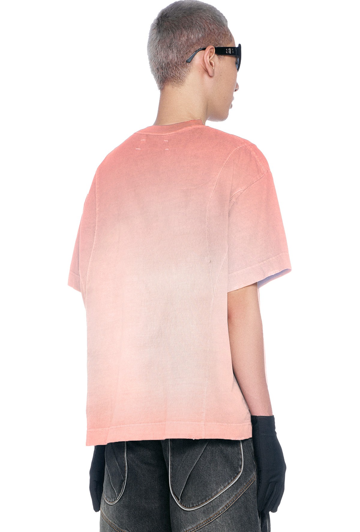 BEUTER® SILVER PINK WASHED BOXY T-SHIRT