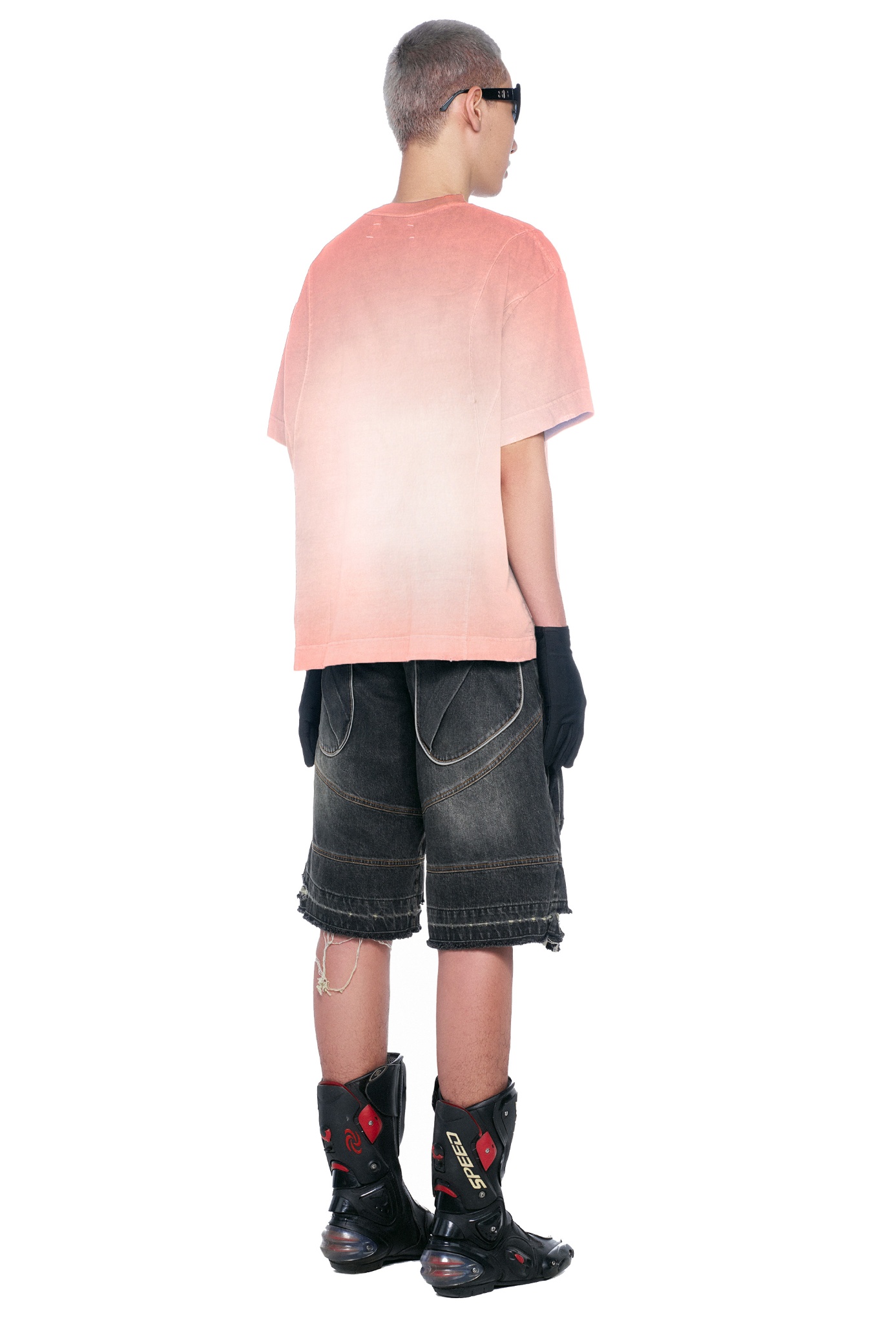 BEUTER® SILVER PINK WASHED BOXY T-SHIRT